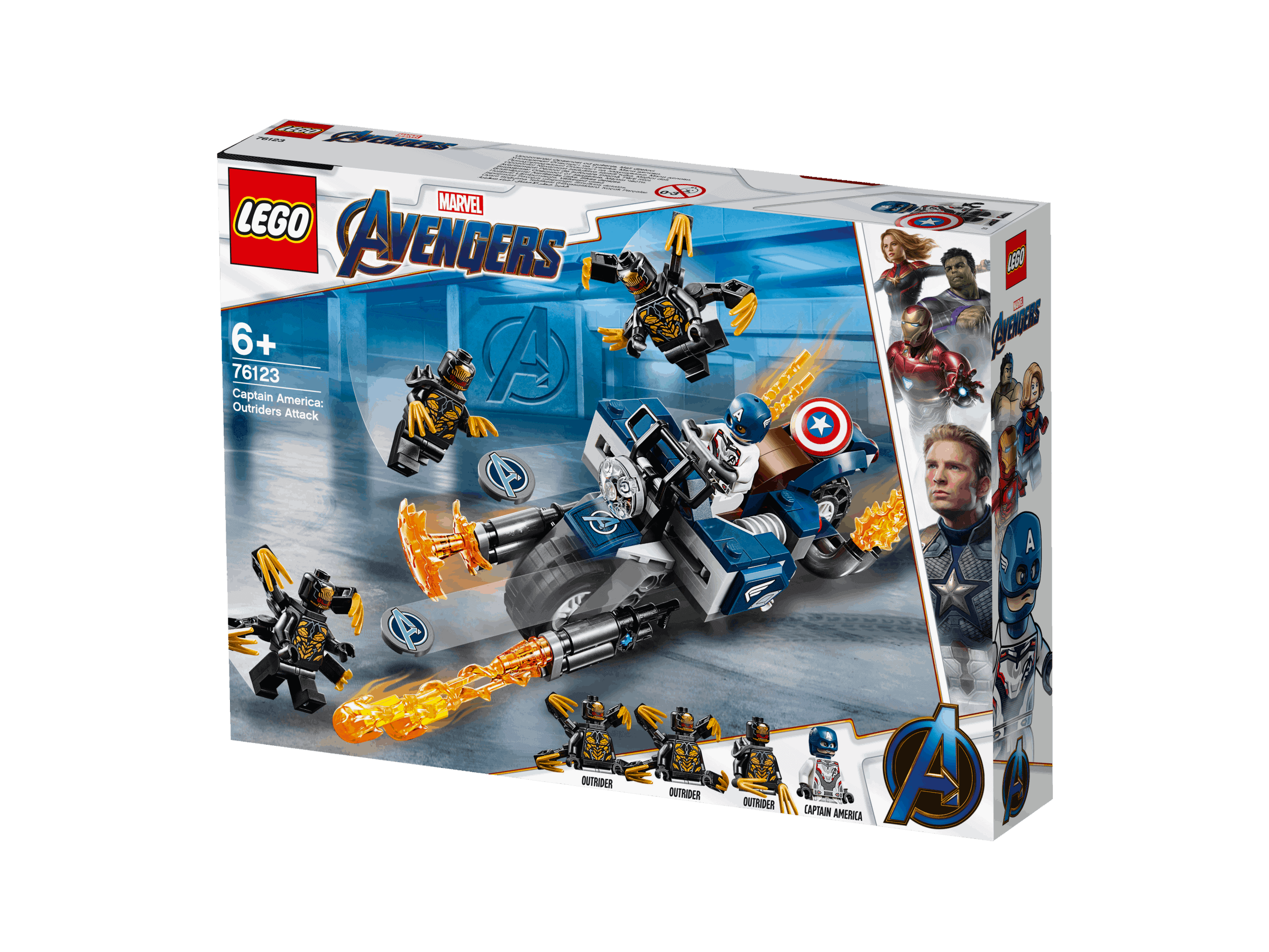Outriders Attack Super Heroes for sale online LEGO Captain America 76123