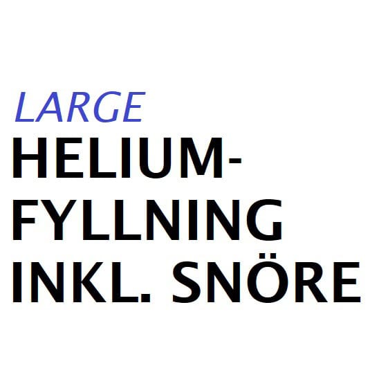 LARGE HELIUM