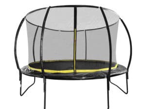 Studsmatta 4 Meter Med Skyddsnät Svart