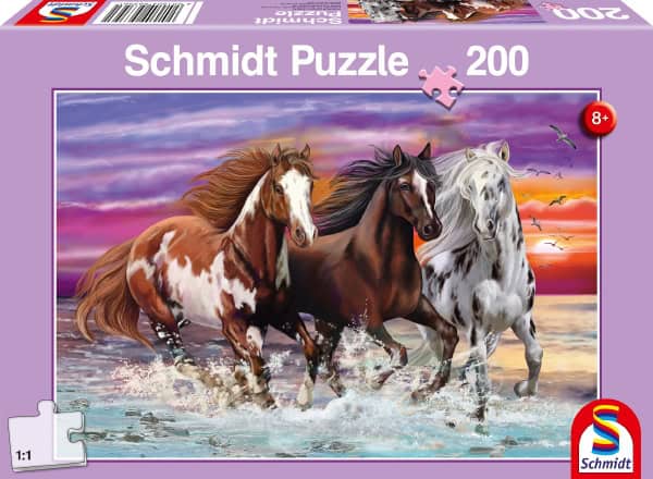 Pussel  200Bit Trio Of Wild Horses