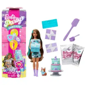 Barbie Party Unboxed Brunett