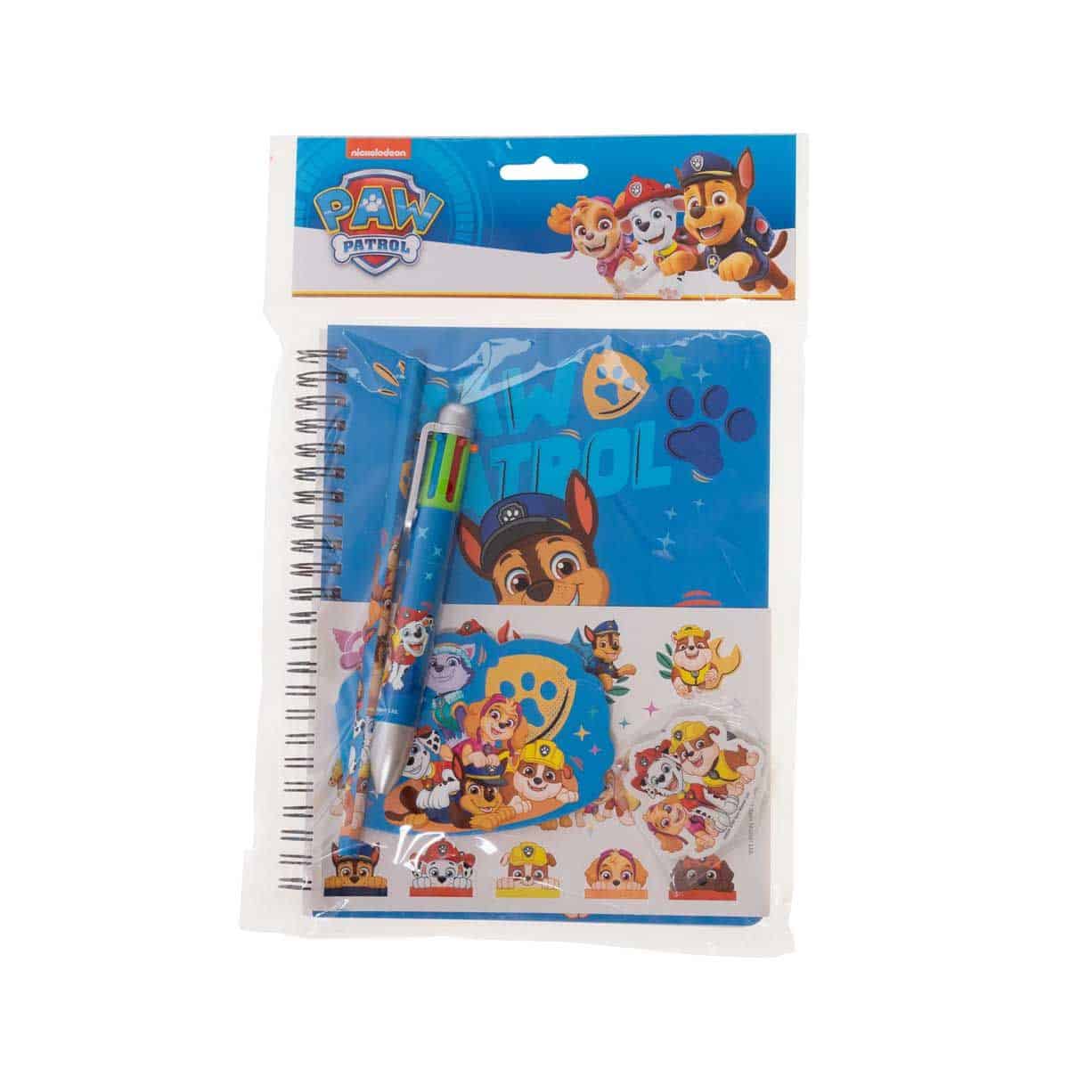 Skrivset Paw Patrol Med Flerfärgspenna