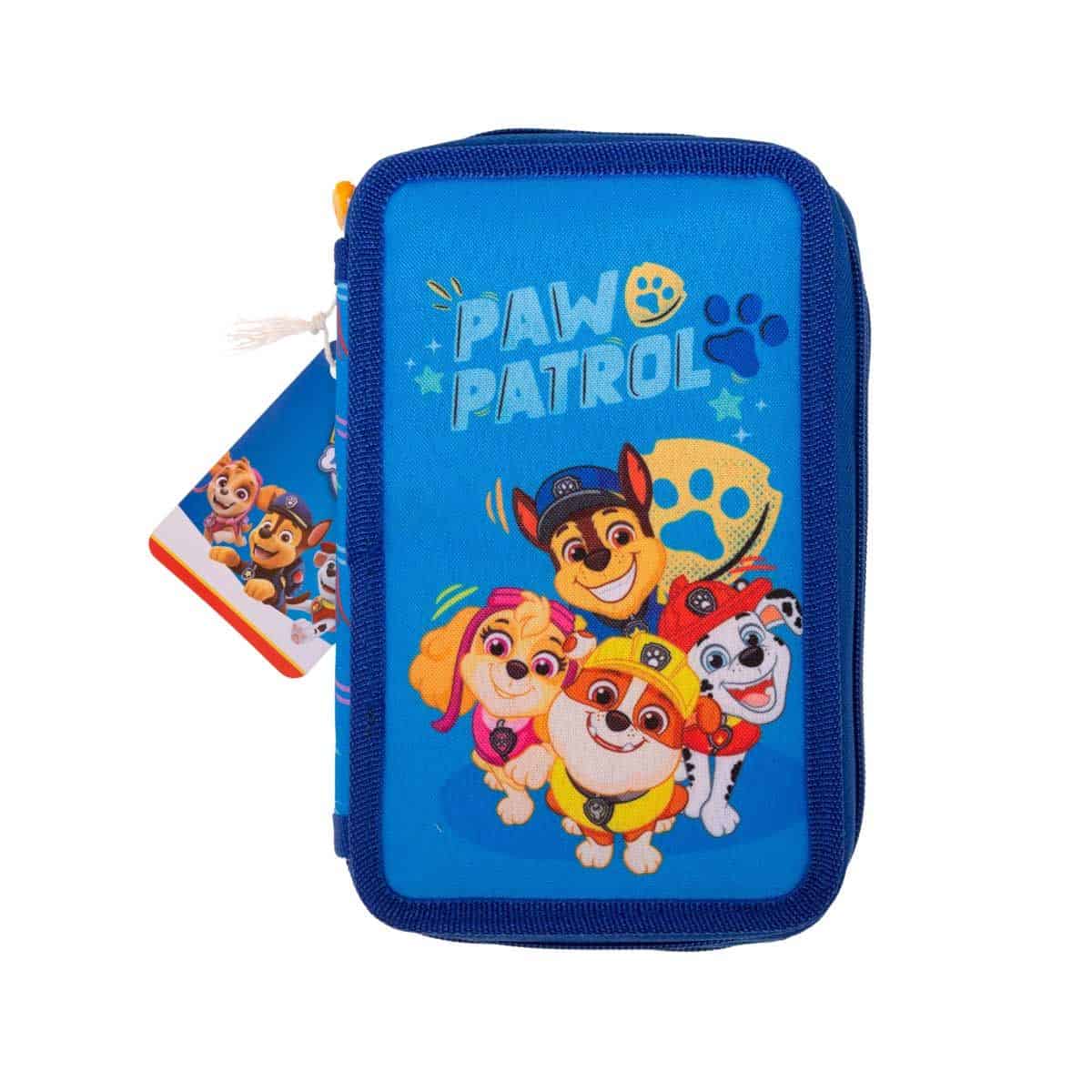 Dubbelt Pennfodral Paw Patrol M Innehåll