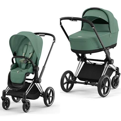 Cybex Priam Leaf Green Chrome Black