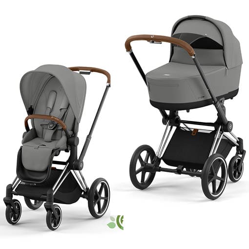 Cybex Priam Mirage Grey Chrome Brown