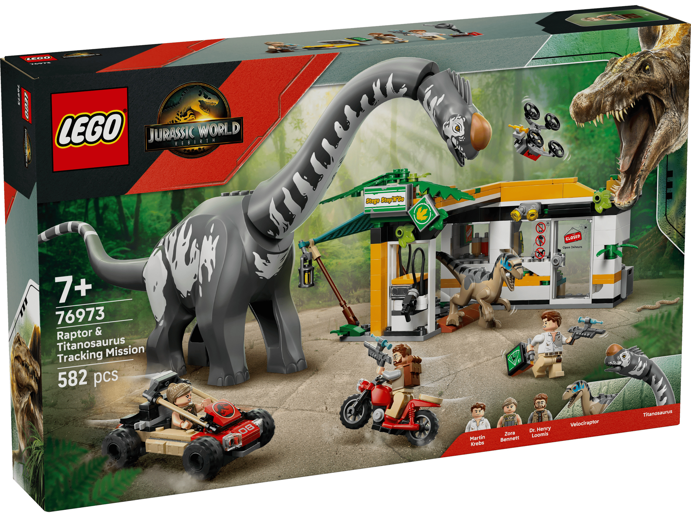 Spårningsuppdrag med raptor och titanosaurus 76973