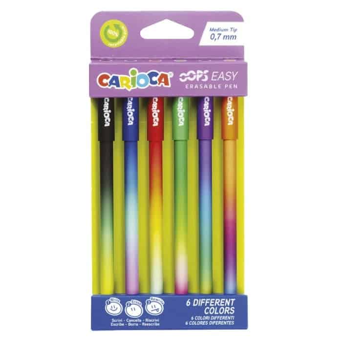 Suddbara Bläckpennor Carioca Oops 6 St