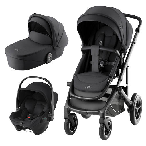 Smile 5Z Duovagn med Core Carbon Black