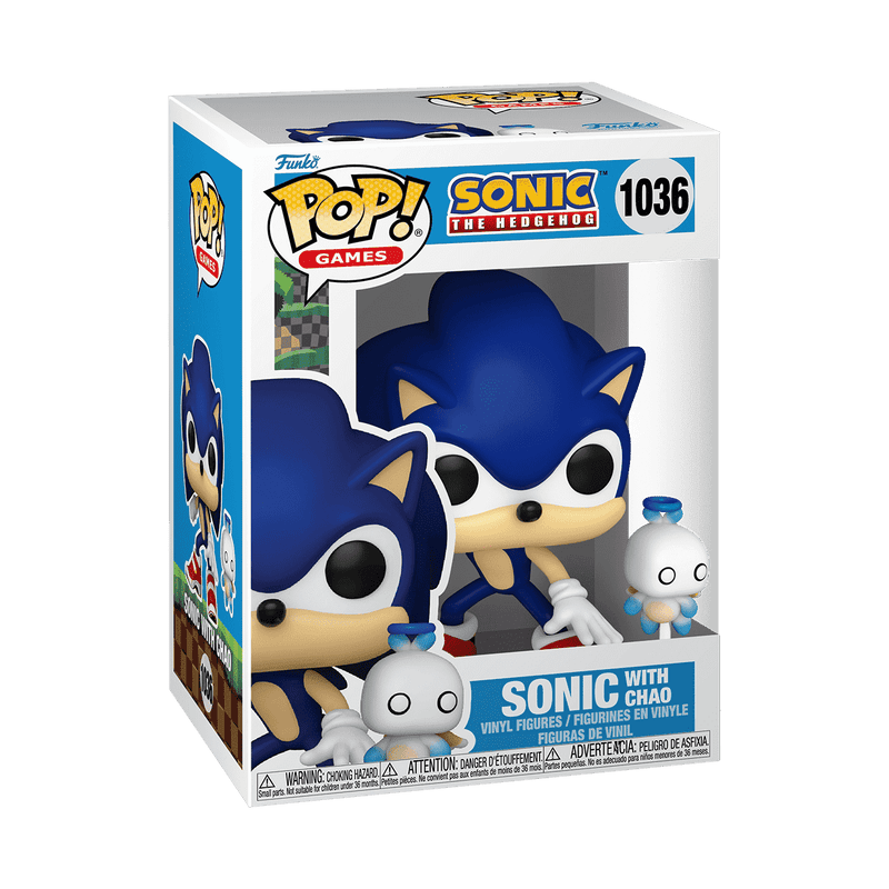 Funko Pop Vinyl P&B Sonic W/Chao
