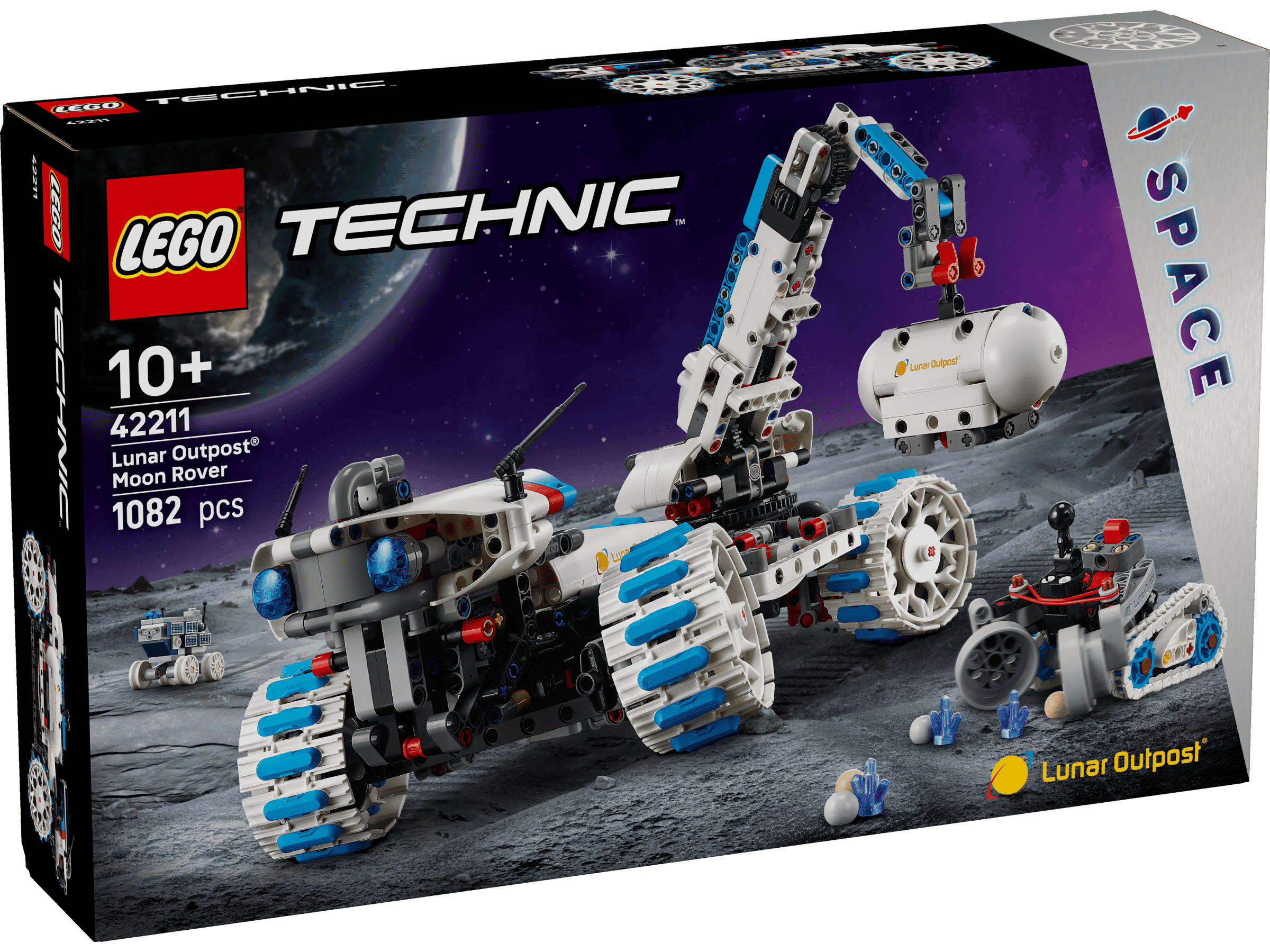 Lunar Outpost™ månrover rymdfordon 42211