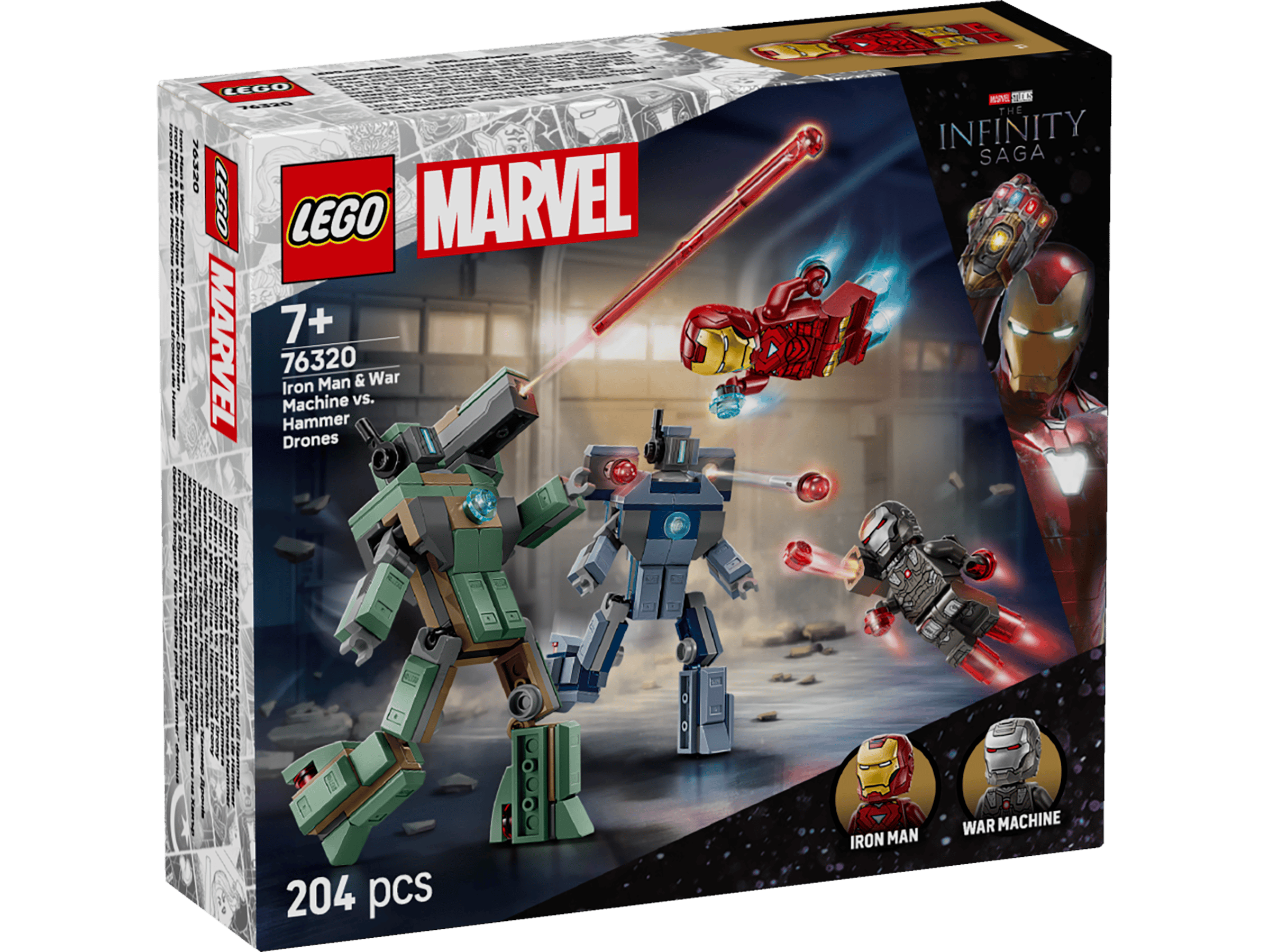 Iron Man & War Machine mot Hammer Drones 76320