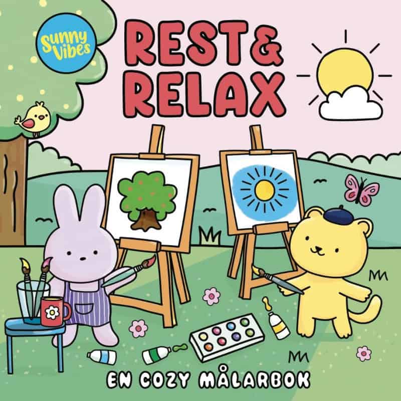 Målarbok Cozy Rest & Relax