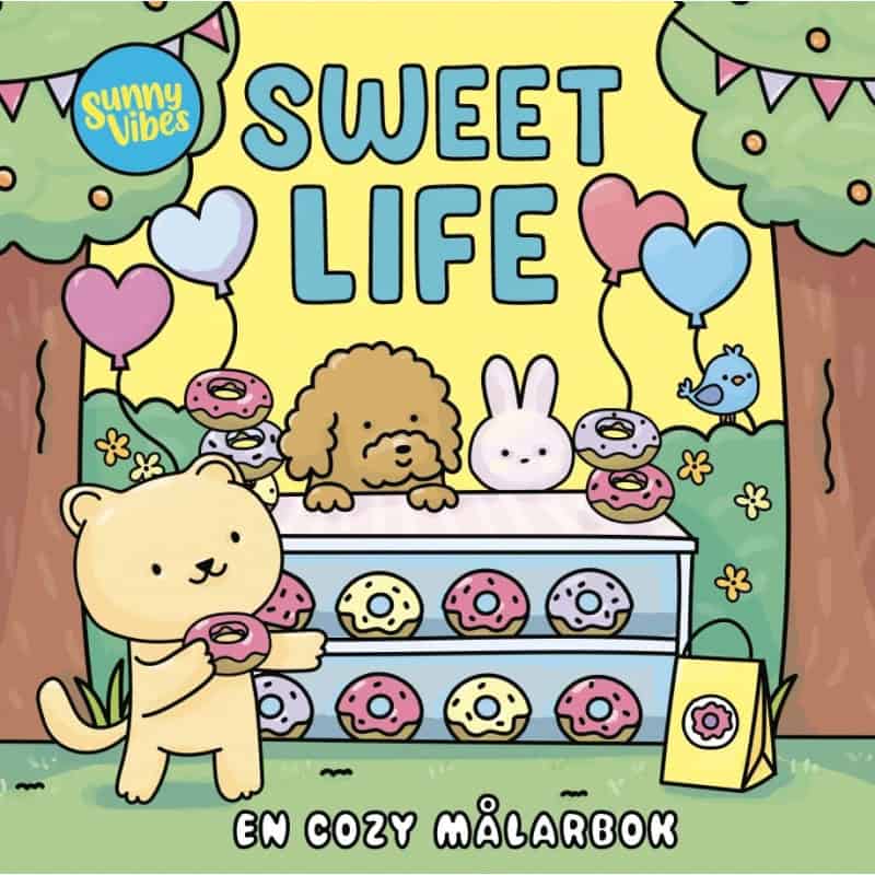 Målarbok Cozy Sweet Life