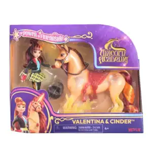 Unicorn Academy Doll & Unicorn V2-Valentina&Cinder