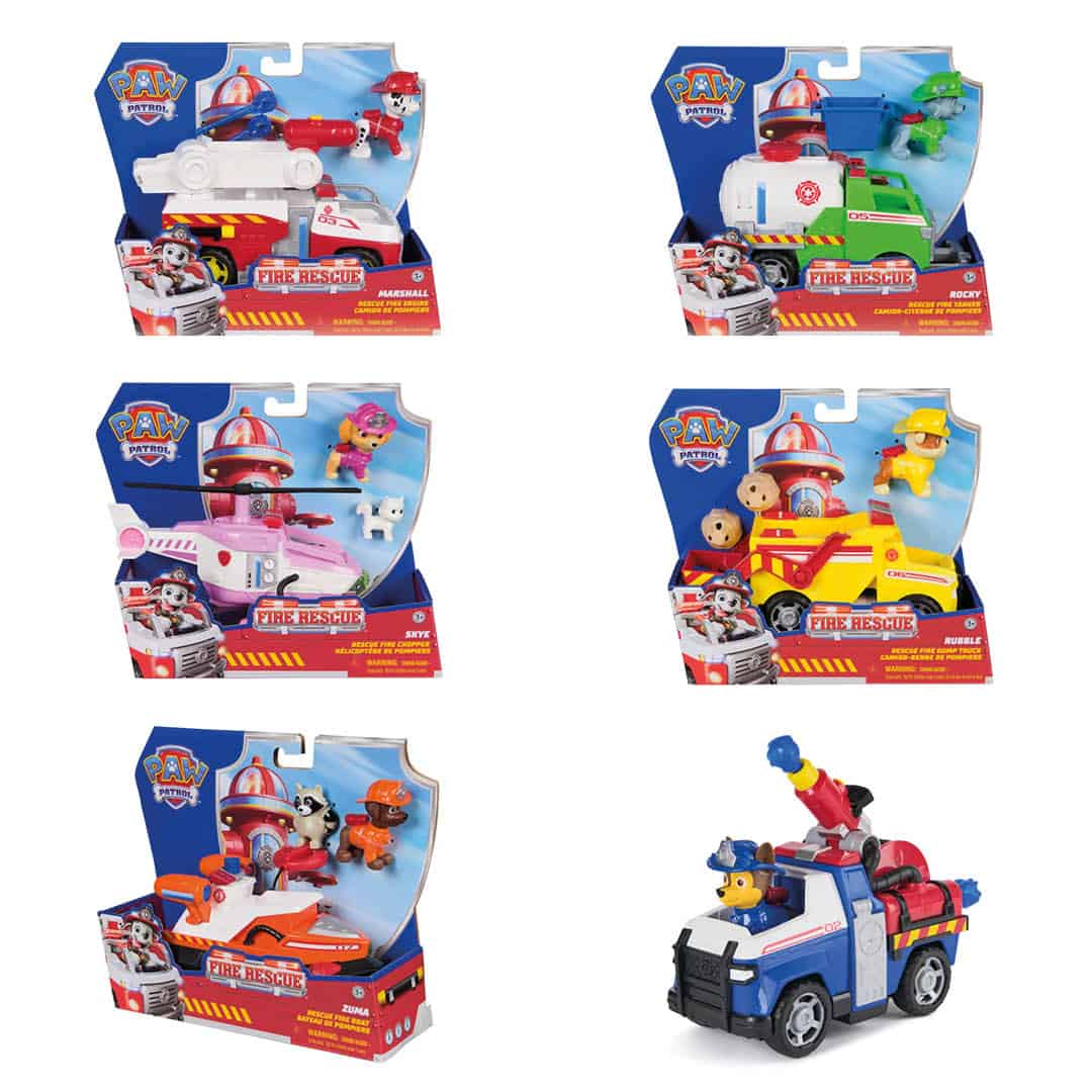 Paw Patrol Fire Rescue Vehicle Asst.
