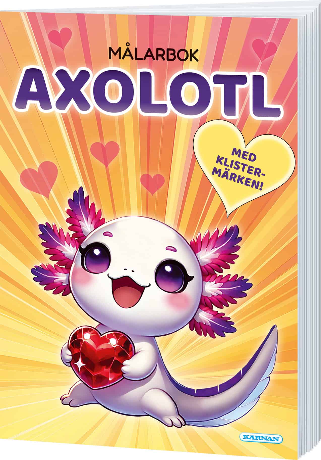 Målarbok Axolotl