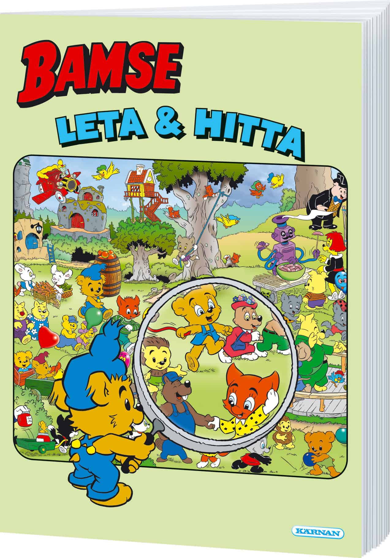 Pysselbok Bamse Leta & Hitta