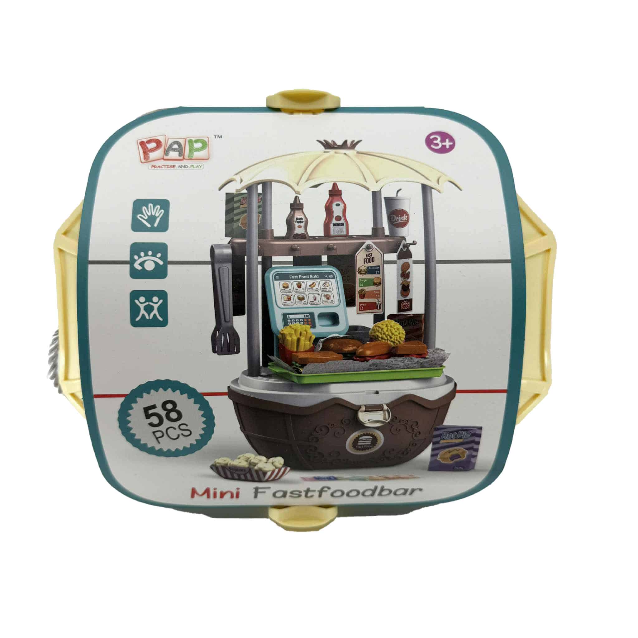 Mini Fastfoodbar 58 Delar
