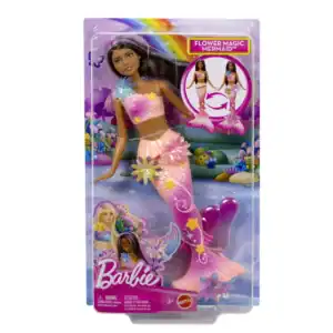 Barbie Blooming Magic Black Mermaid Doll