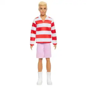 Barbie Fashionista Ken Doll Red & White Stripes