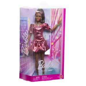 Barbie Deluxe Style Bubble Dress Black Doll