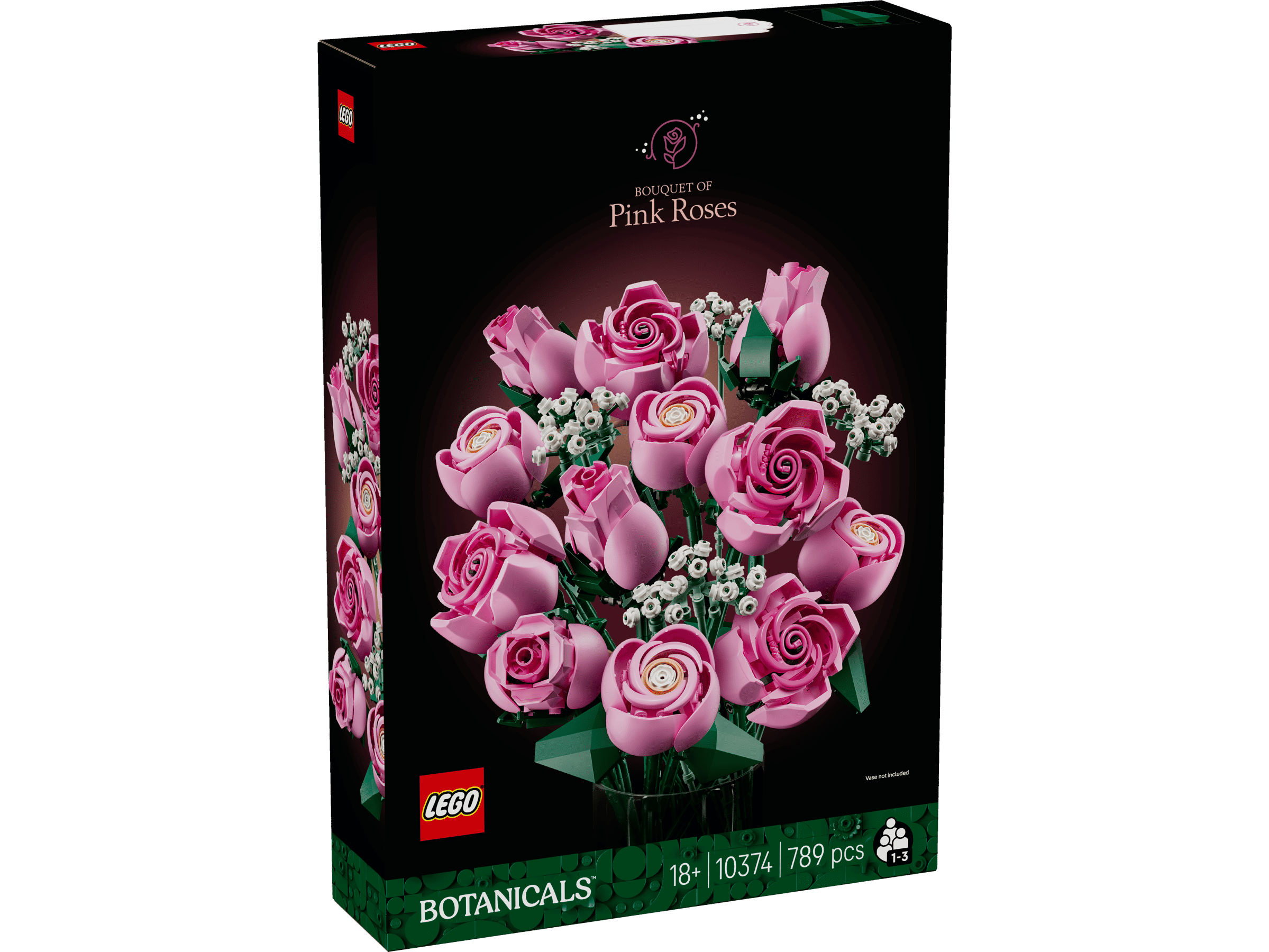 Bukett Med Rosa Rosor 10374