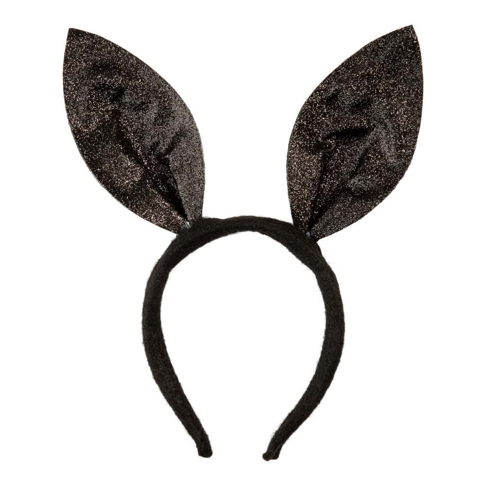 Diadem Kaninöron Svarta