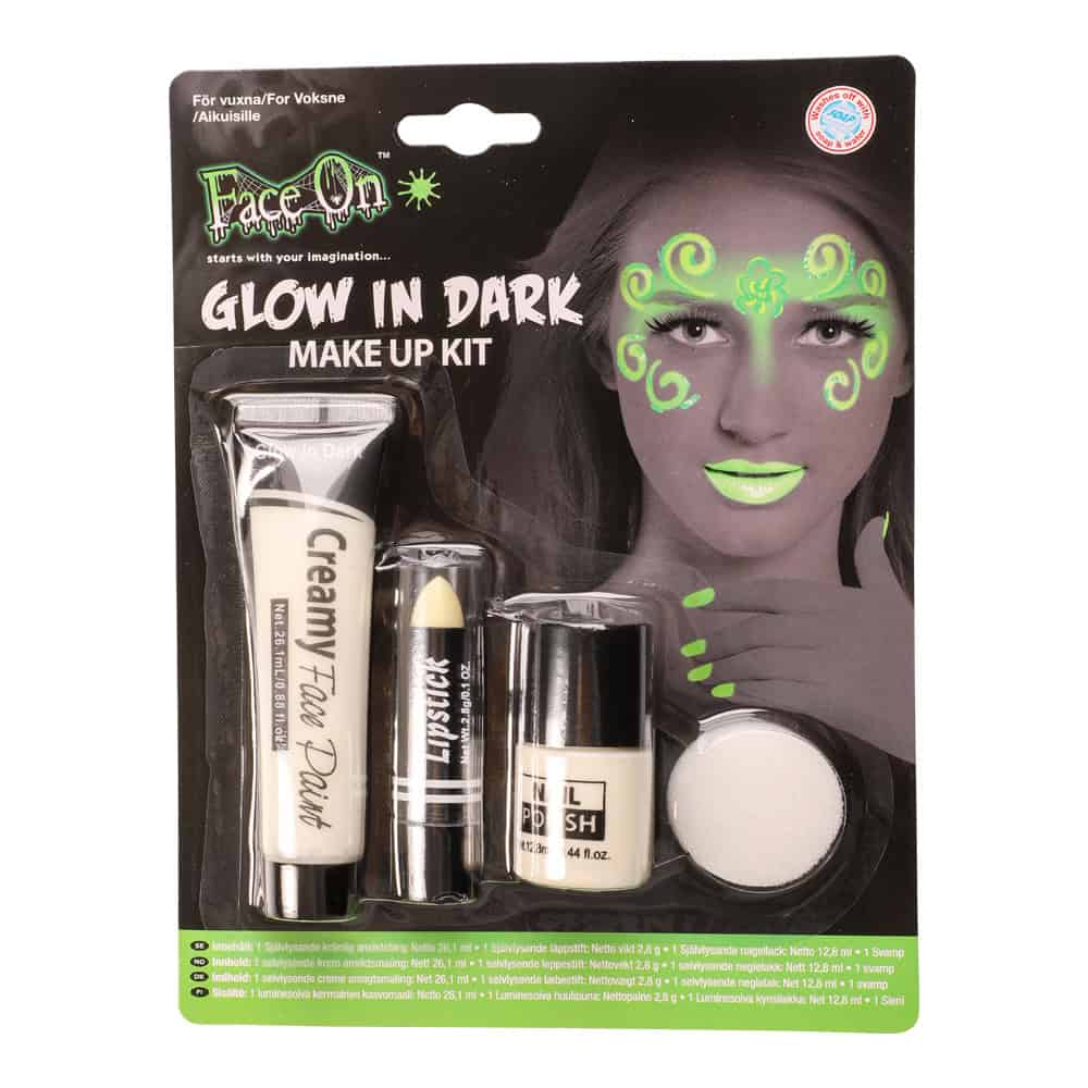 Sminkset Glow In The Dark