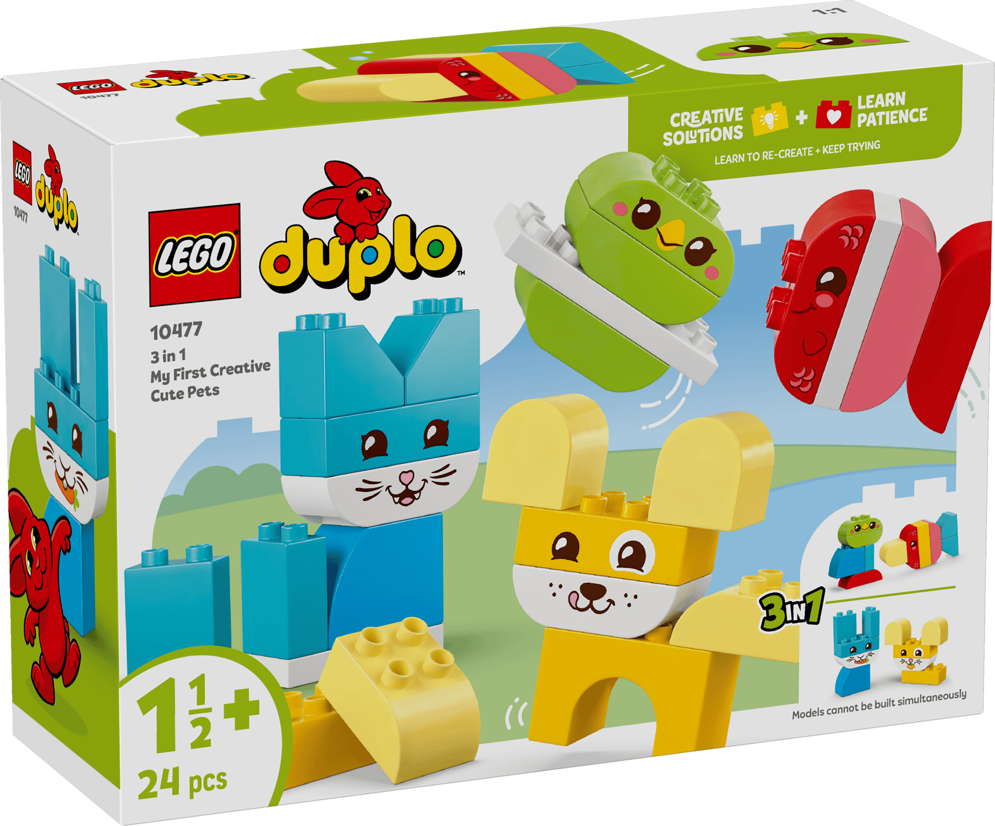 LEGO 10477 DUPLO MY FIRST 3 I 1 KREATIVA SÖTA HUSDJUR