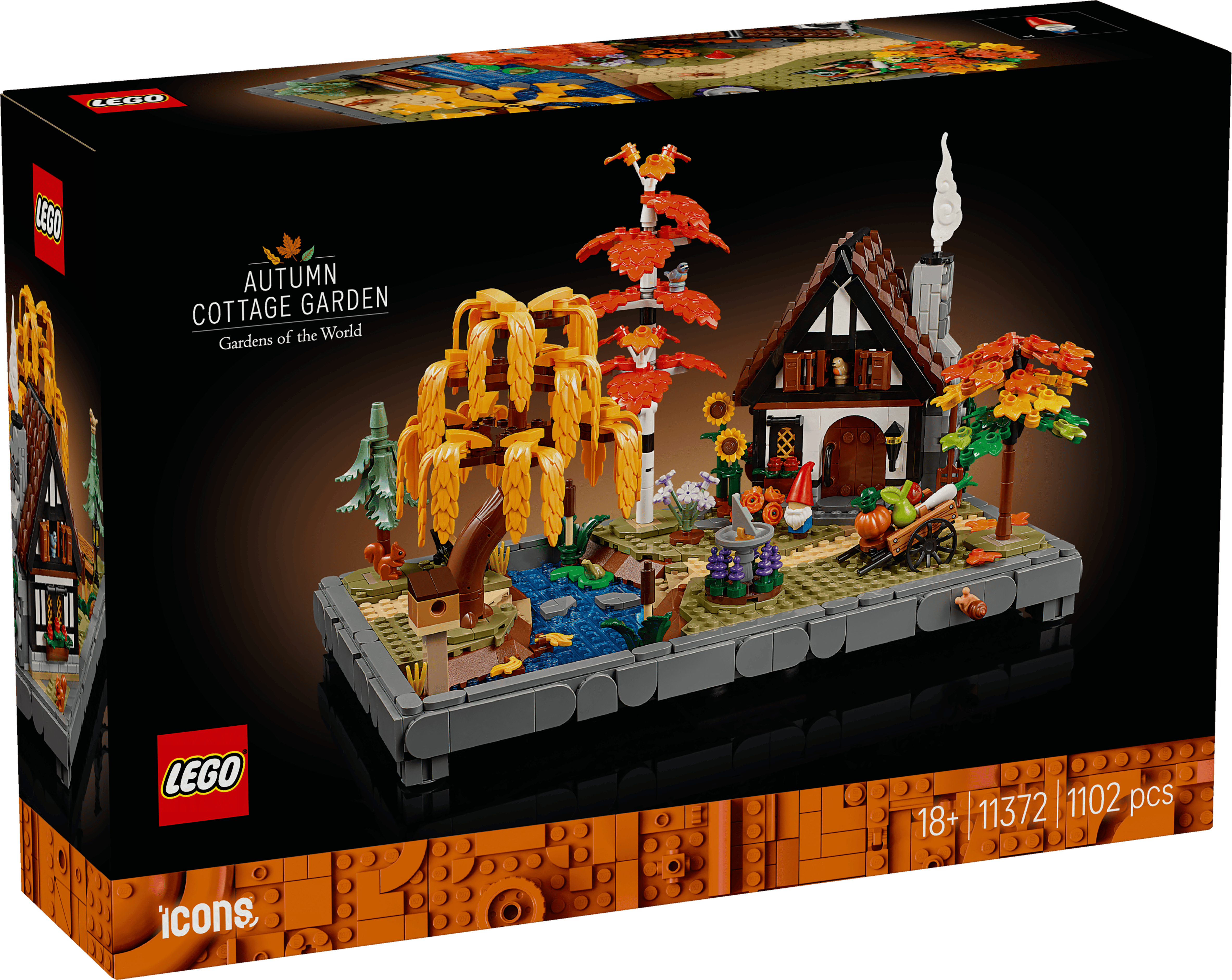 LEGO 11372 ICONS HÖSTIG STUGA OCH TRÄDGÅRD