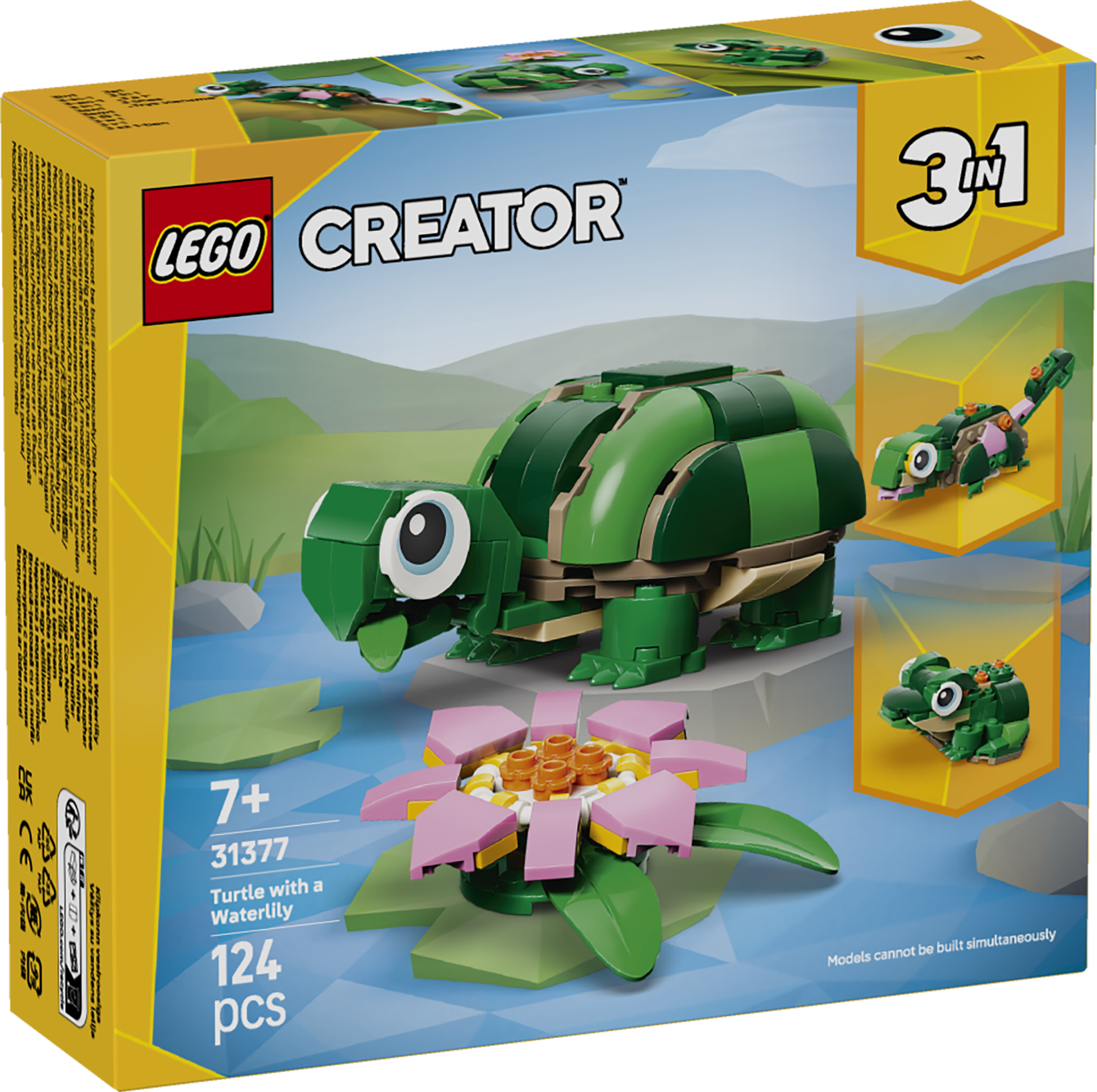 LEGO 31377 CREATOR SKÖLDPADDA MED NÄCKROS