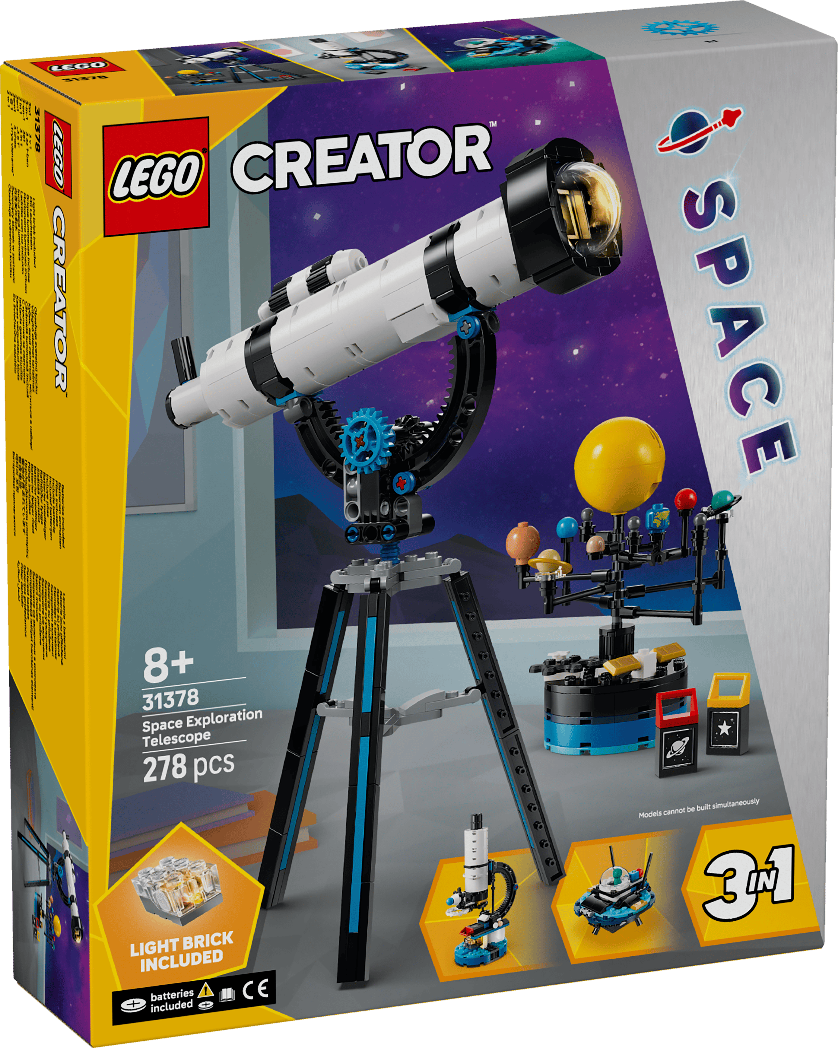 LEGO 31378 CREATOR RYMDTELESKOP