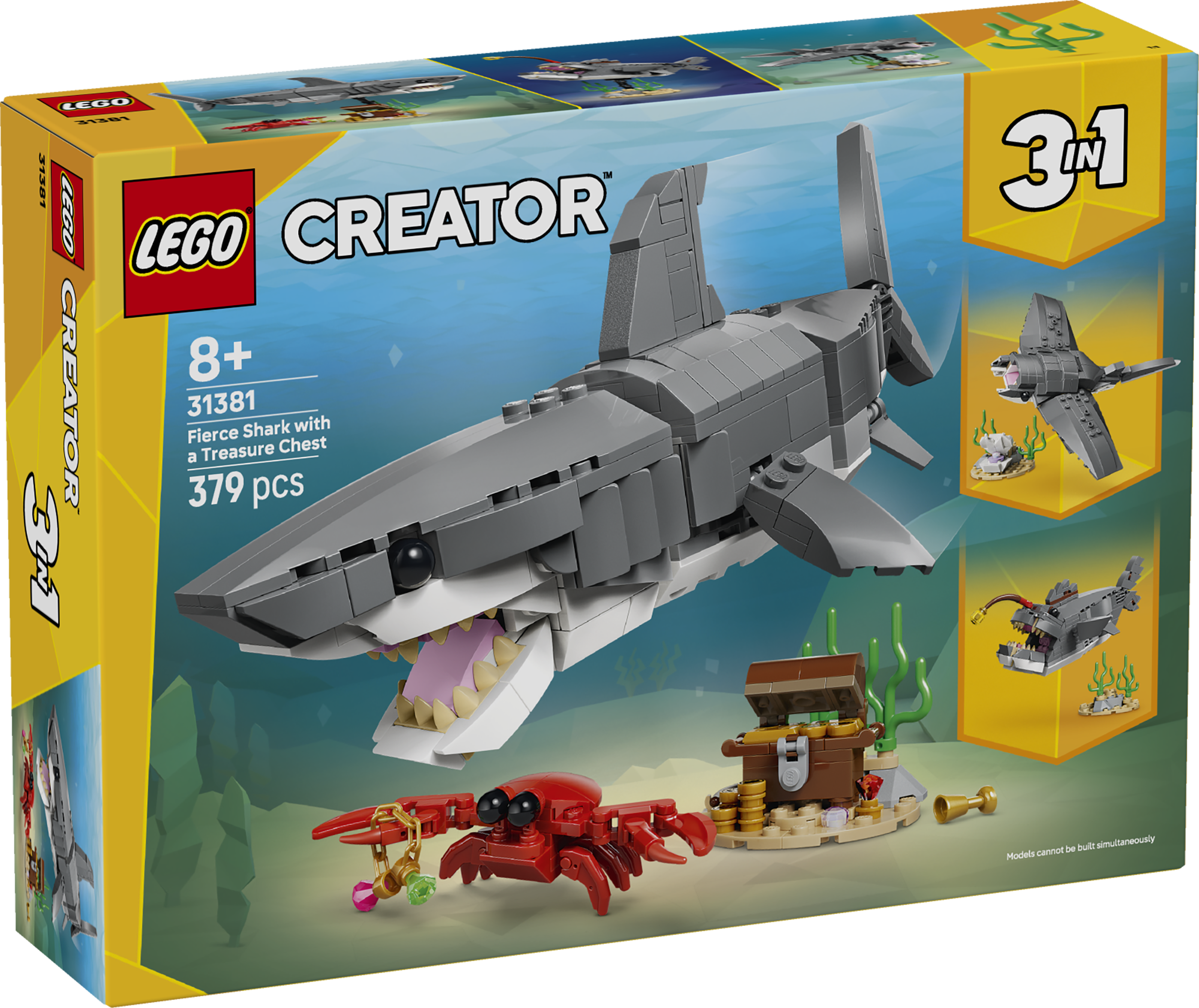LEGO 31381 CREATOR VILDSINT HAJ MED SKATTKISTA