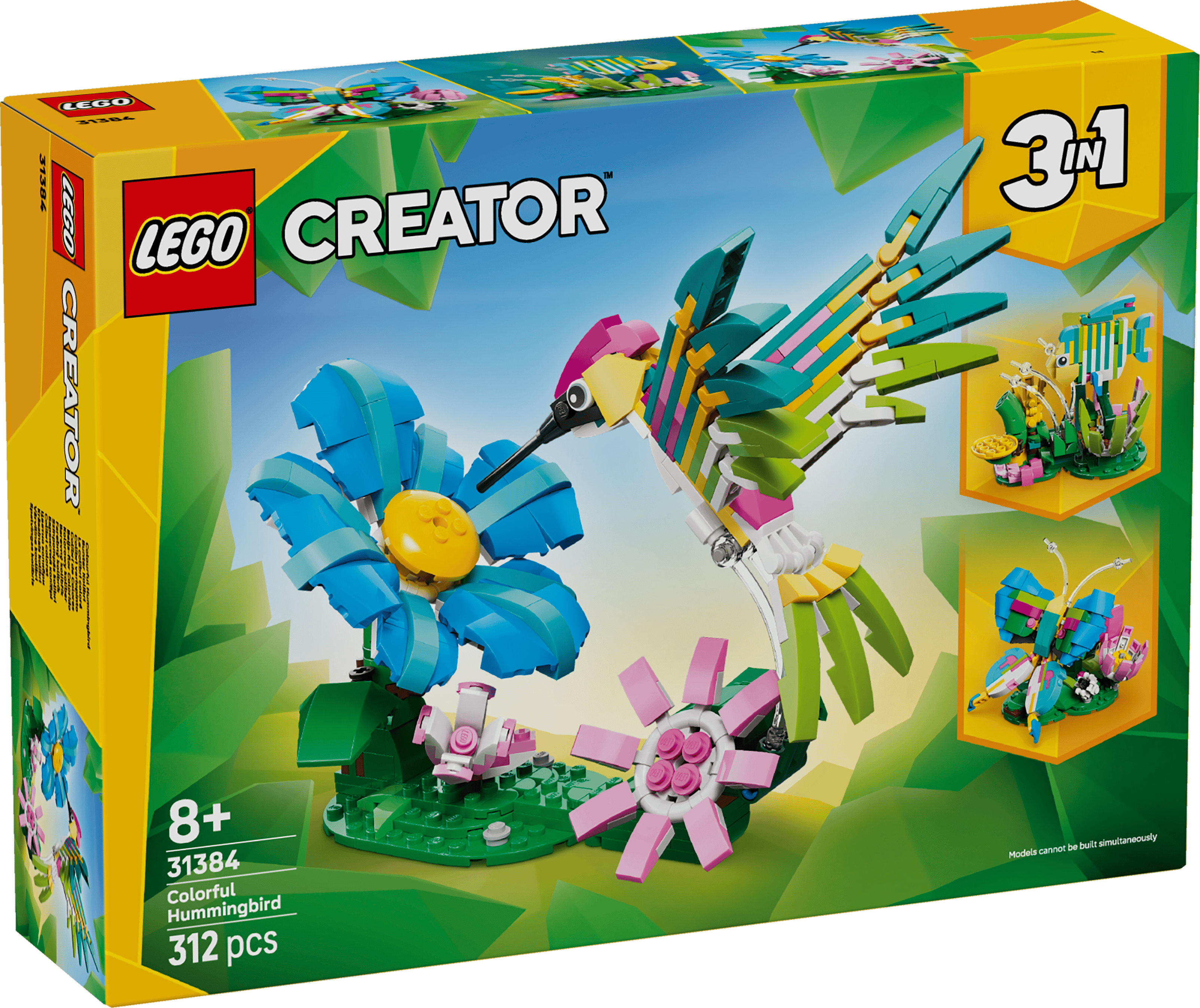 LEGO 31384 CREATOR VILDA DJUR: FÄRGGLAD KOLIBRI