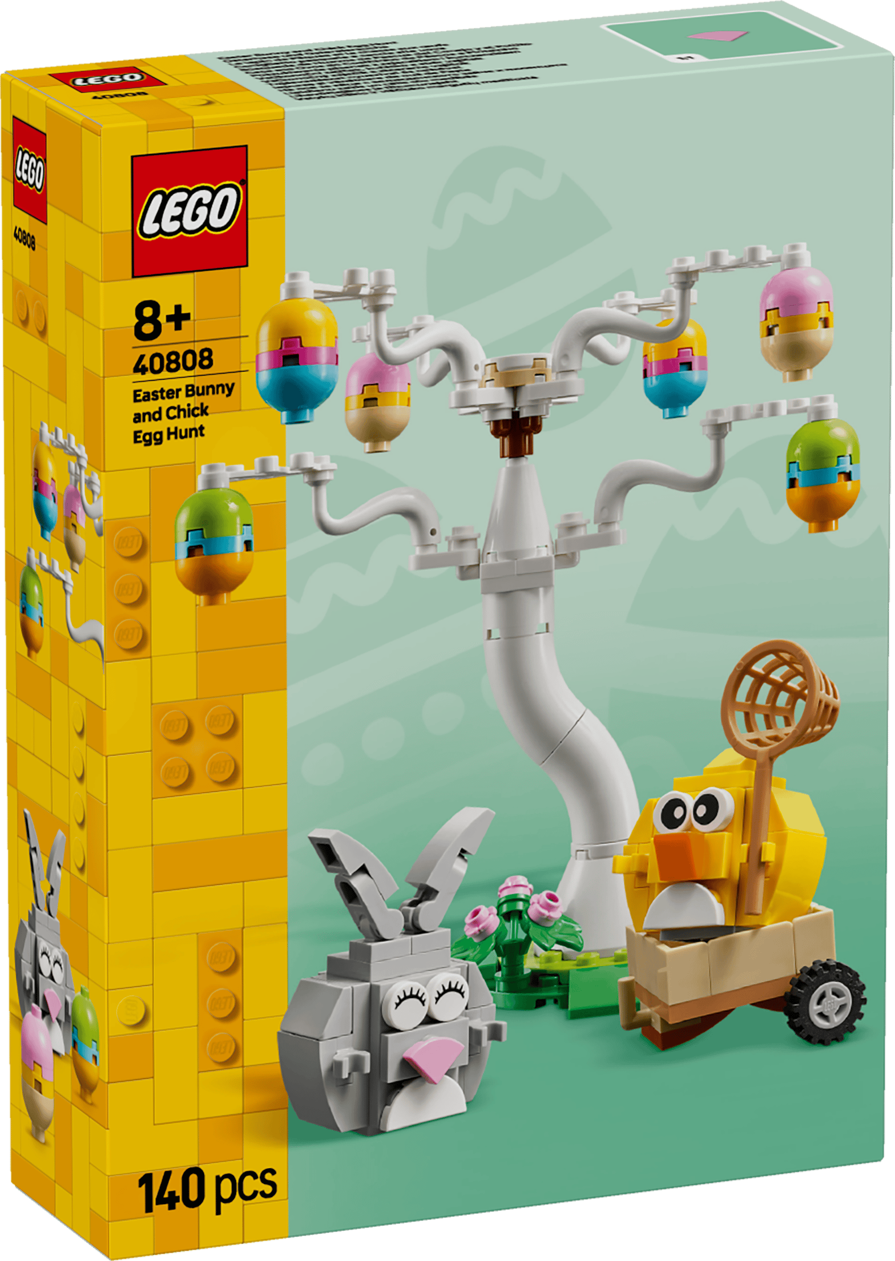 LEGO 40808 ICONIC ÄGGJAKT MED PÅSKKANIN OCH KYCKLING