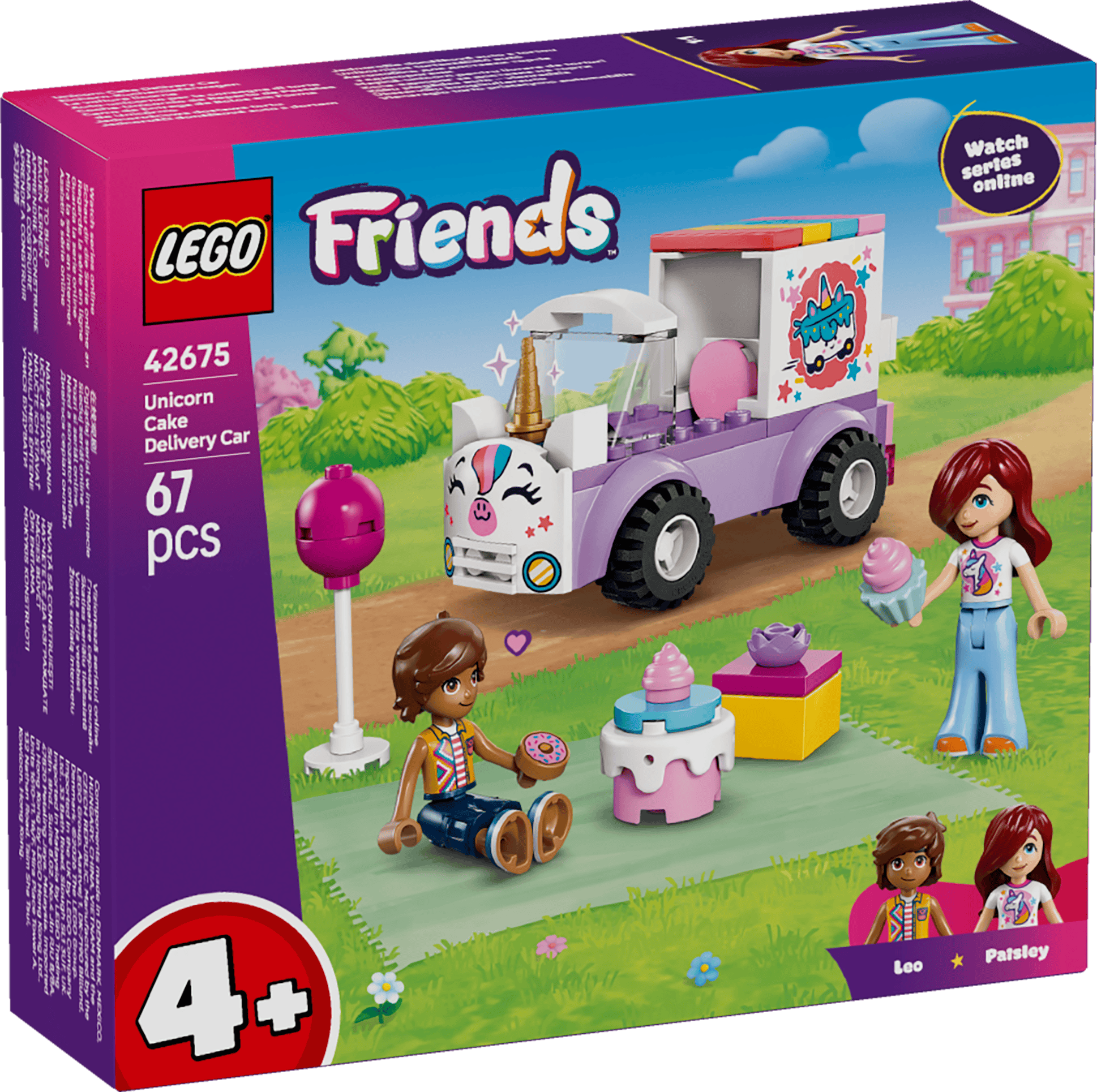 LEGO 42675 FRIENDS ENHÖRNINGSBIL FÖR TÅRTLEVERANSER