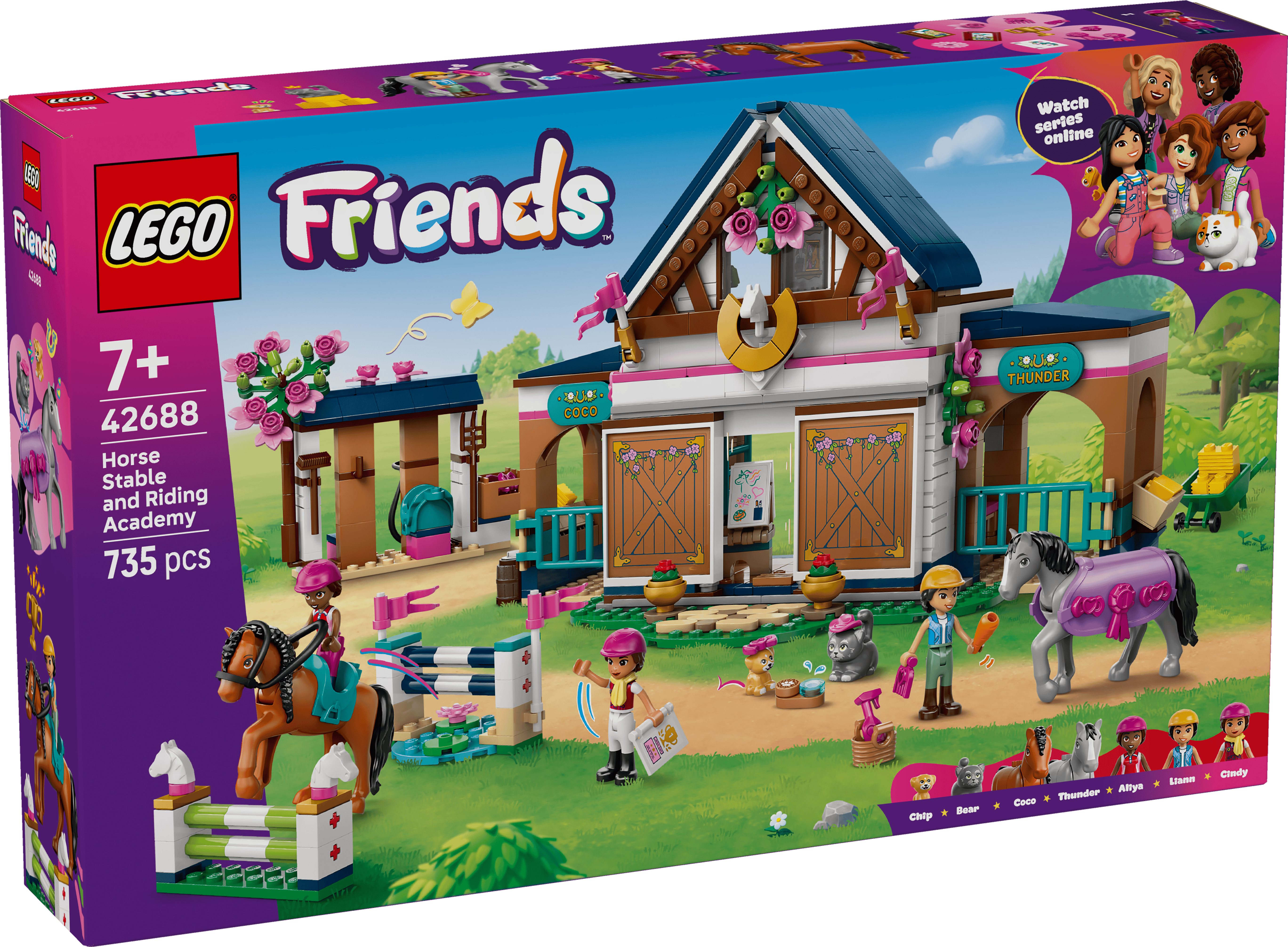 LEGO 42688 FRIENDS HÄSTSTALL OCH RIDSKOLA