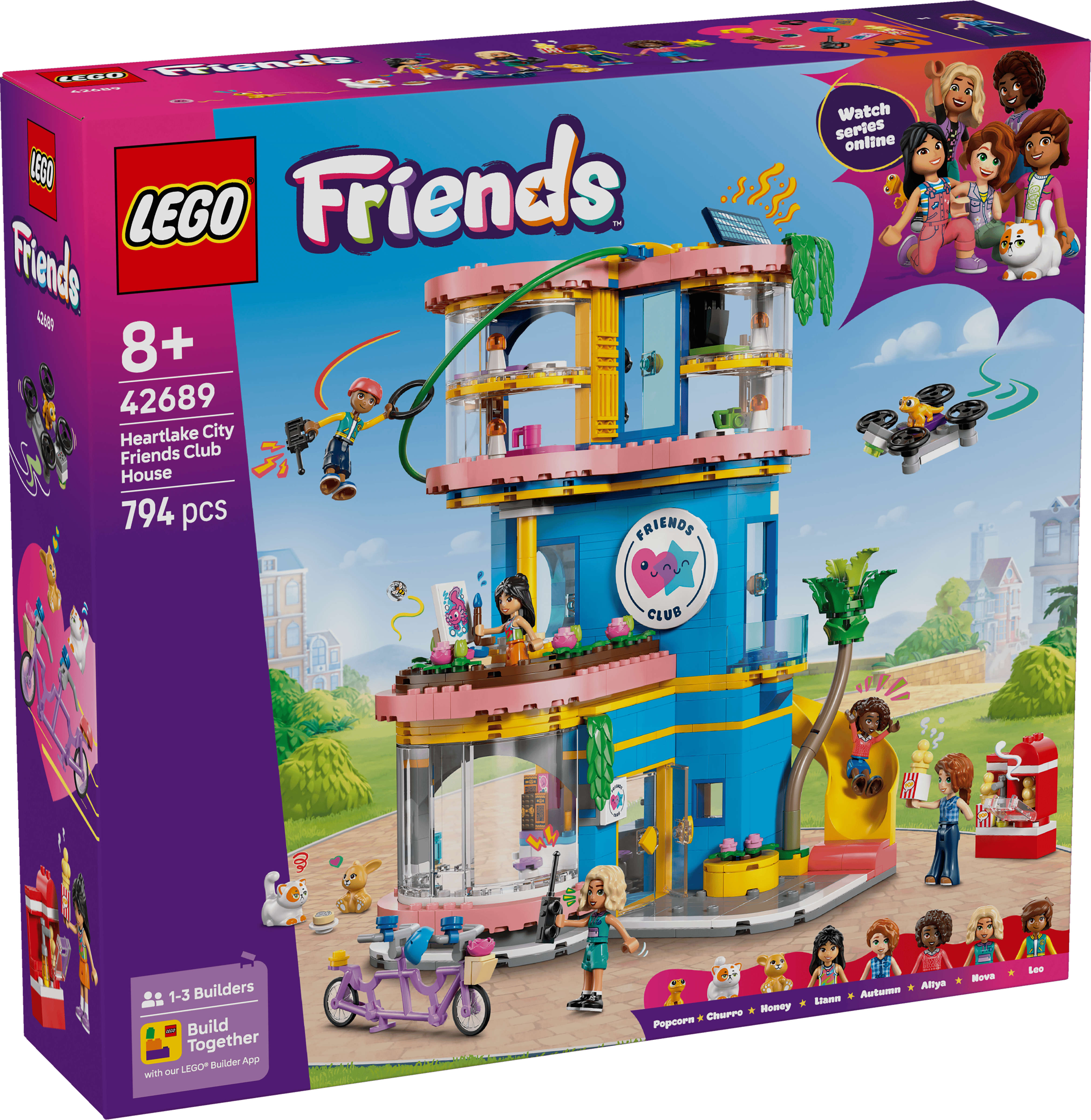 LEGO 42689 FRIENDS VÄNNERNAS KLUBBHUS I HEARTLAKE CITY