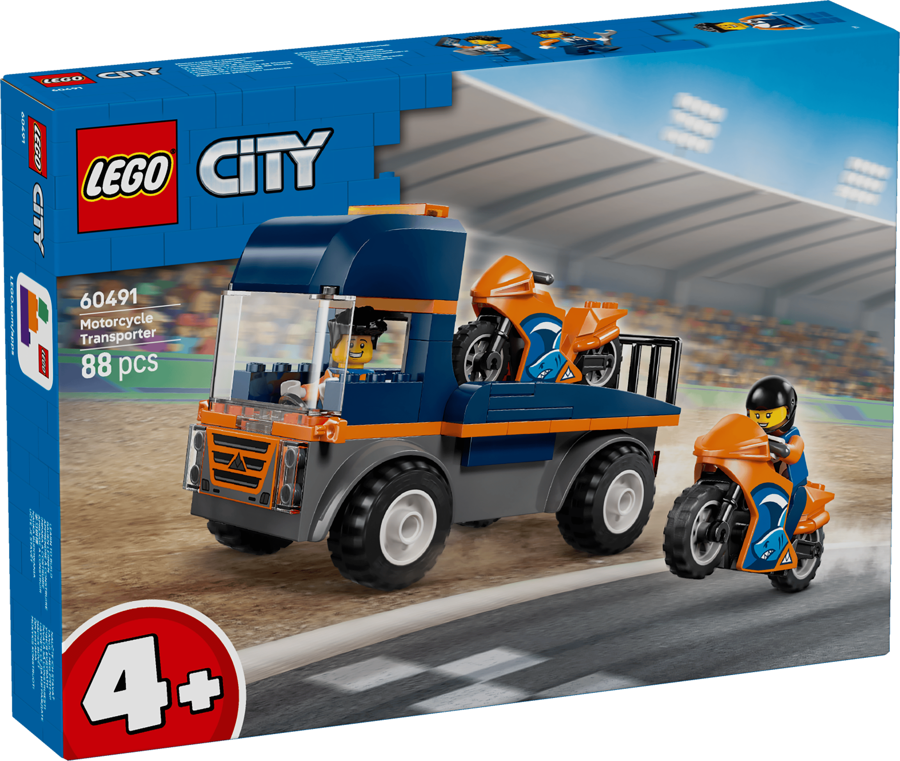 LEGO 60491 CITY MOTORCYKELTRANSPORT