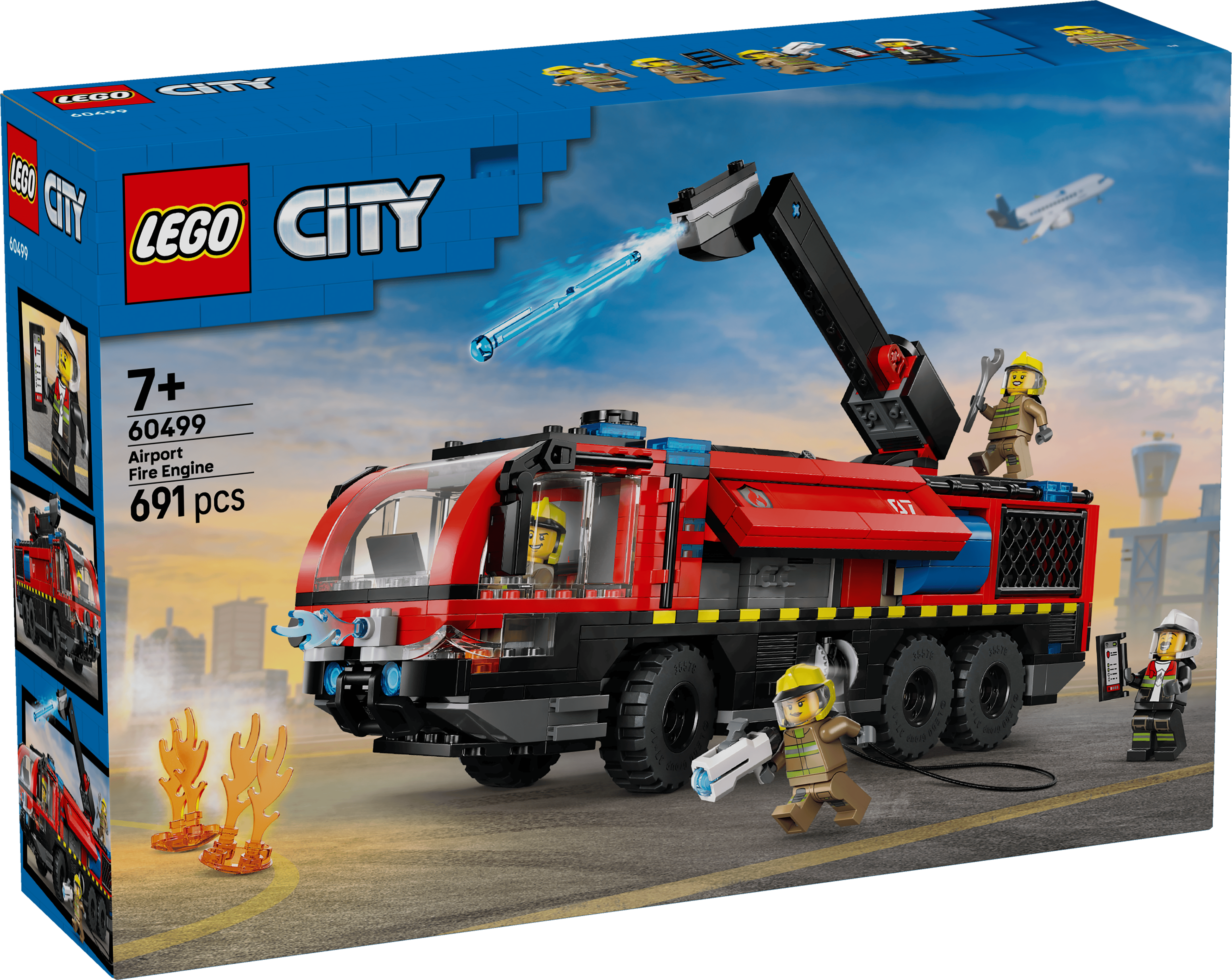 LEGO 60499 CITY FLYGPLATSBRANDBIL