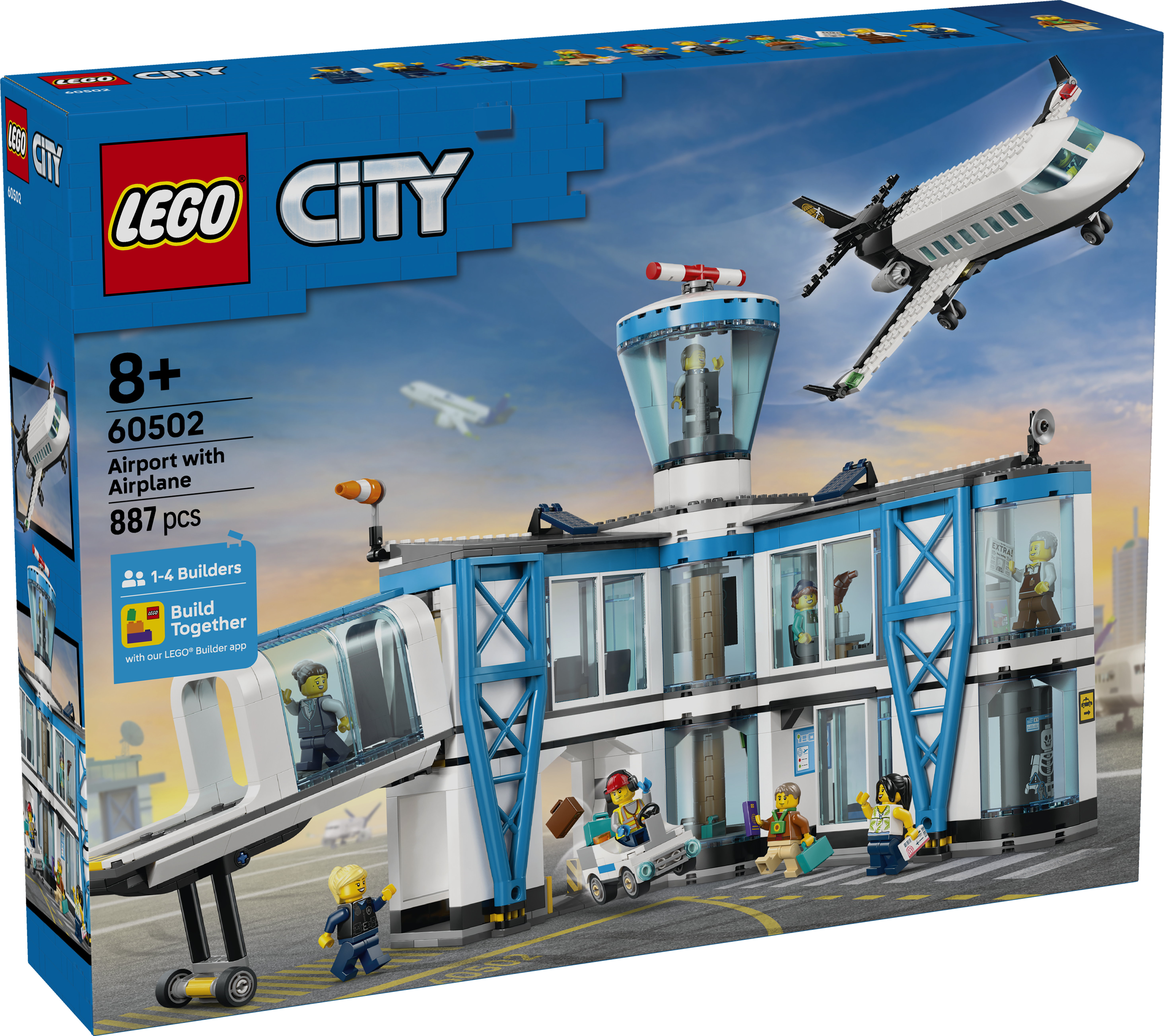 LEGO 60502 CITY FLYGPLATS MED FLYGPLAN