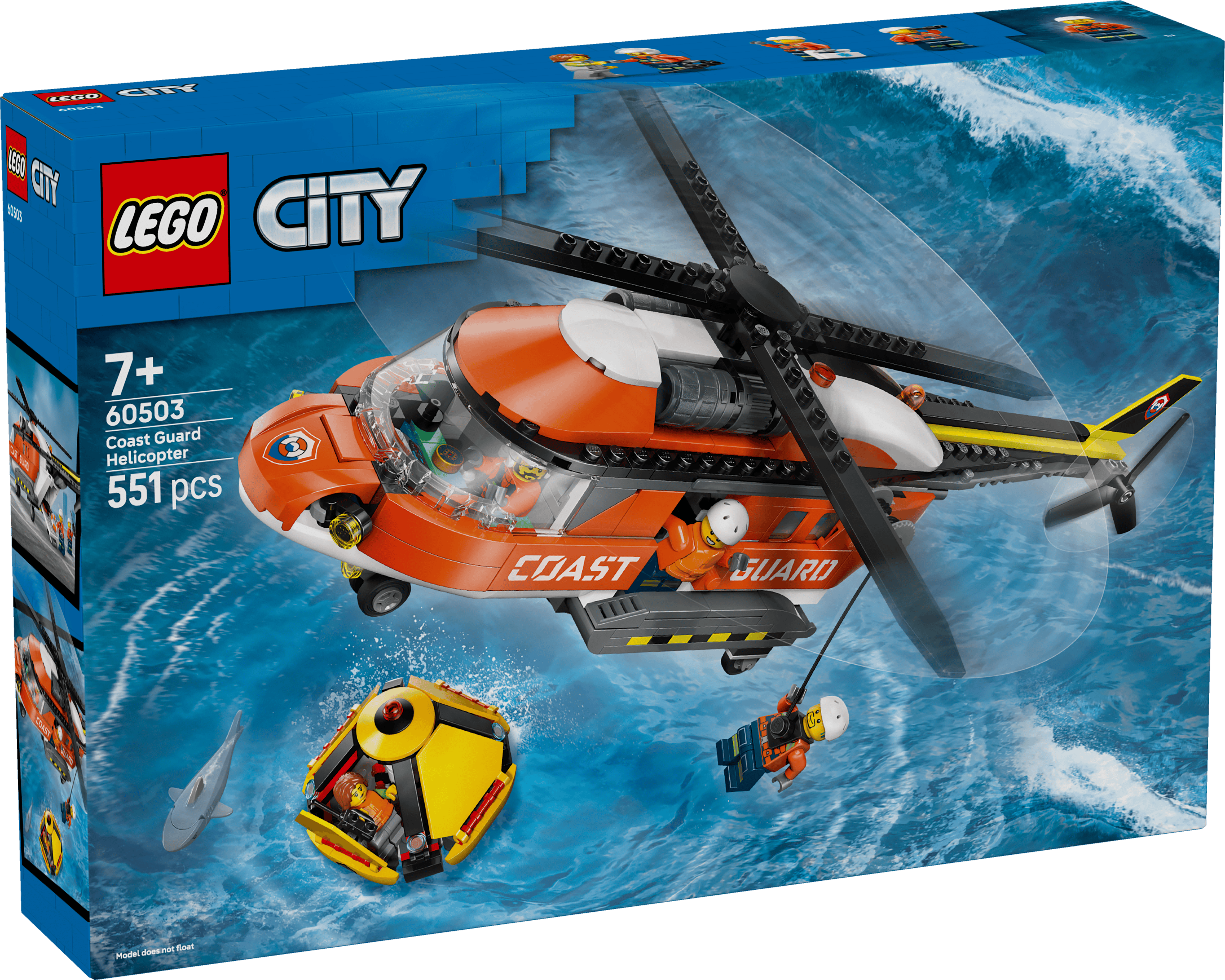LEGO 60503 CITY KUSTBEVAKNINGENS HELIKOPTER