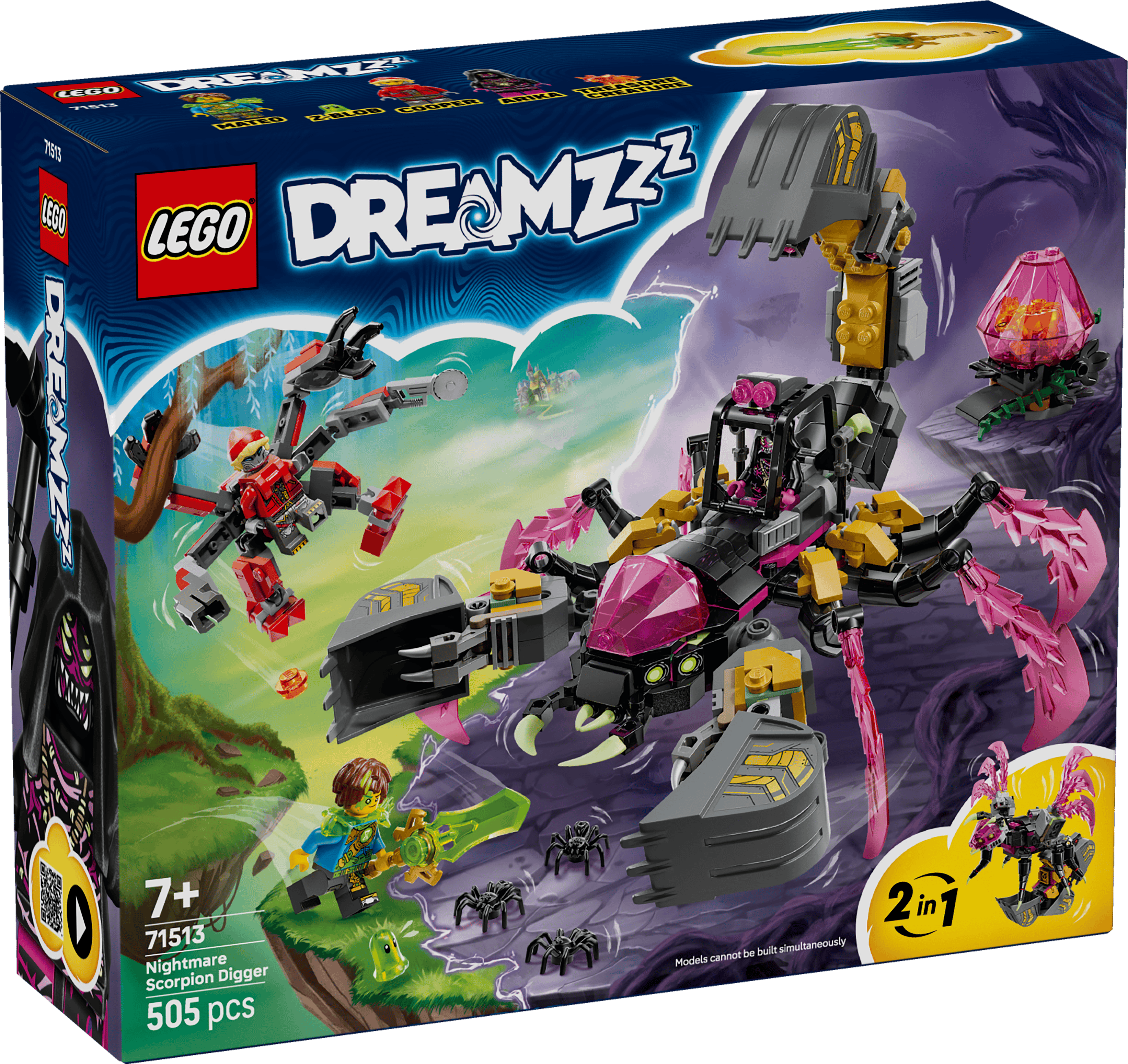 LEGO 71513 DREAMZZZ MARDRÖMMARNAS SKORPIONGRÄVARE
