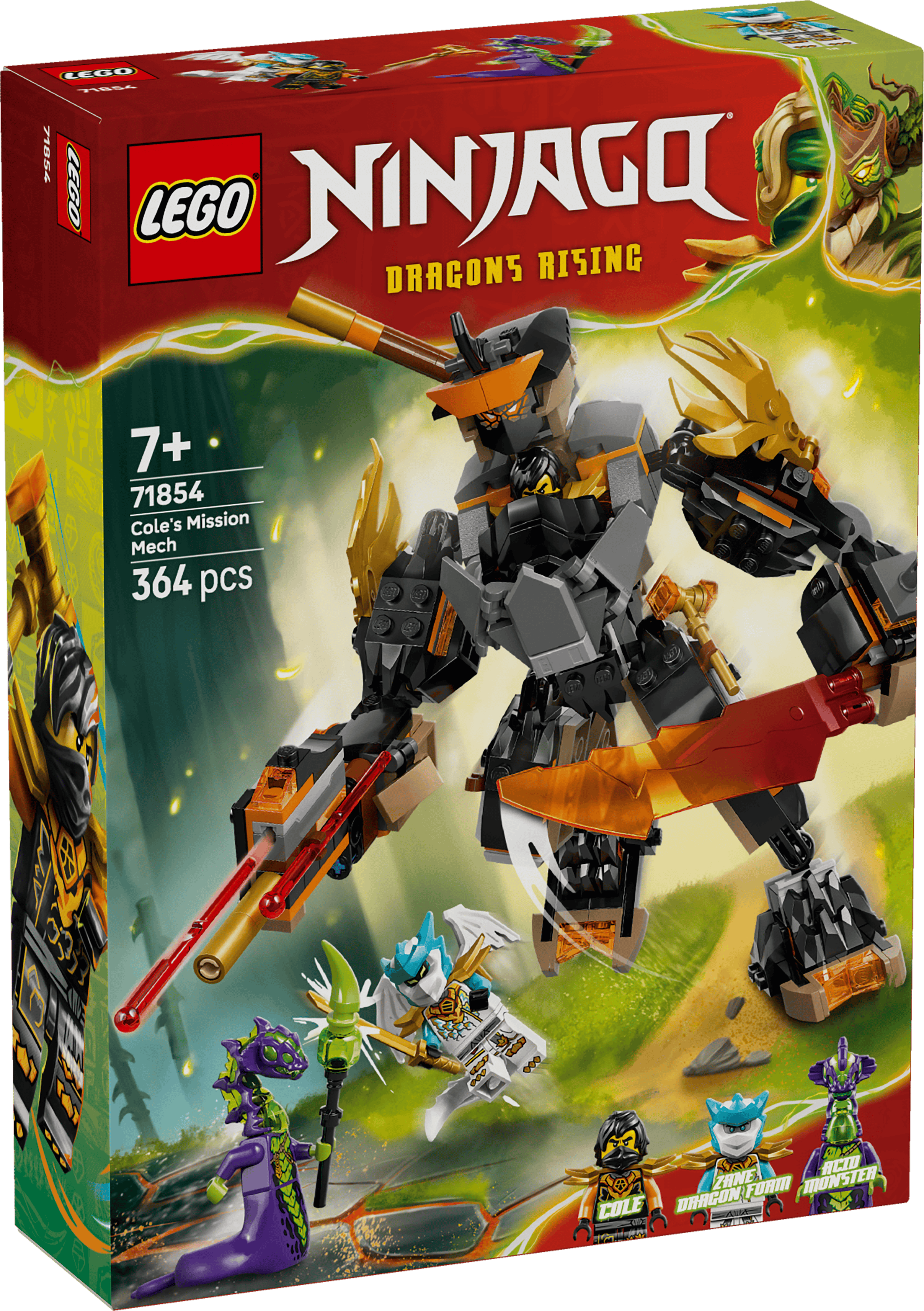 LEGO 71854 NINJAGO COLES UPPDRAGSROBOT OCH DRAK-ZANE