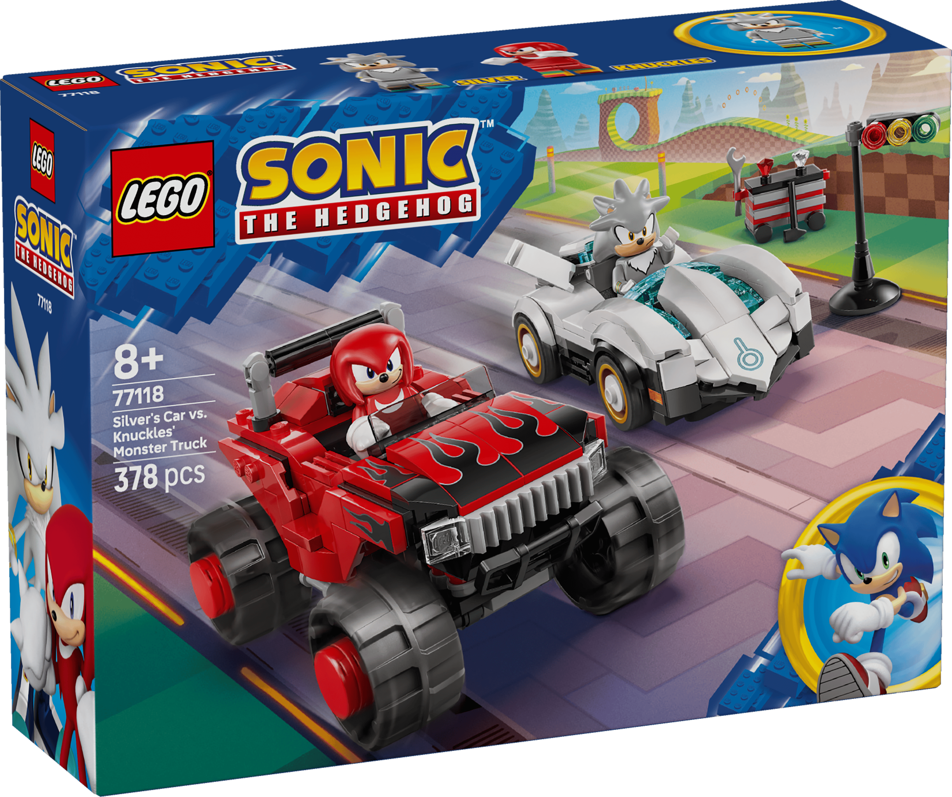 LEGO 77118 SONIC THE HEDGEHOG™ SILVERS BIL MOT KNUCKLES MONSTERTRUCK
