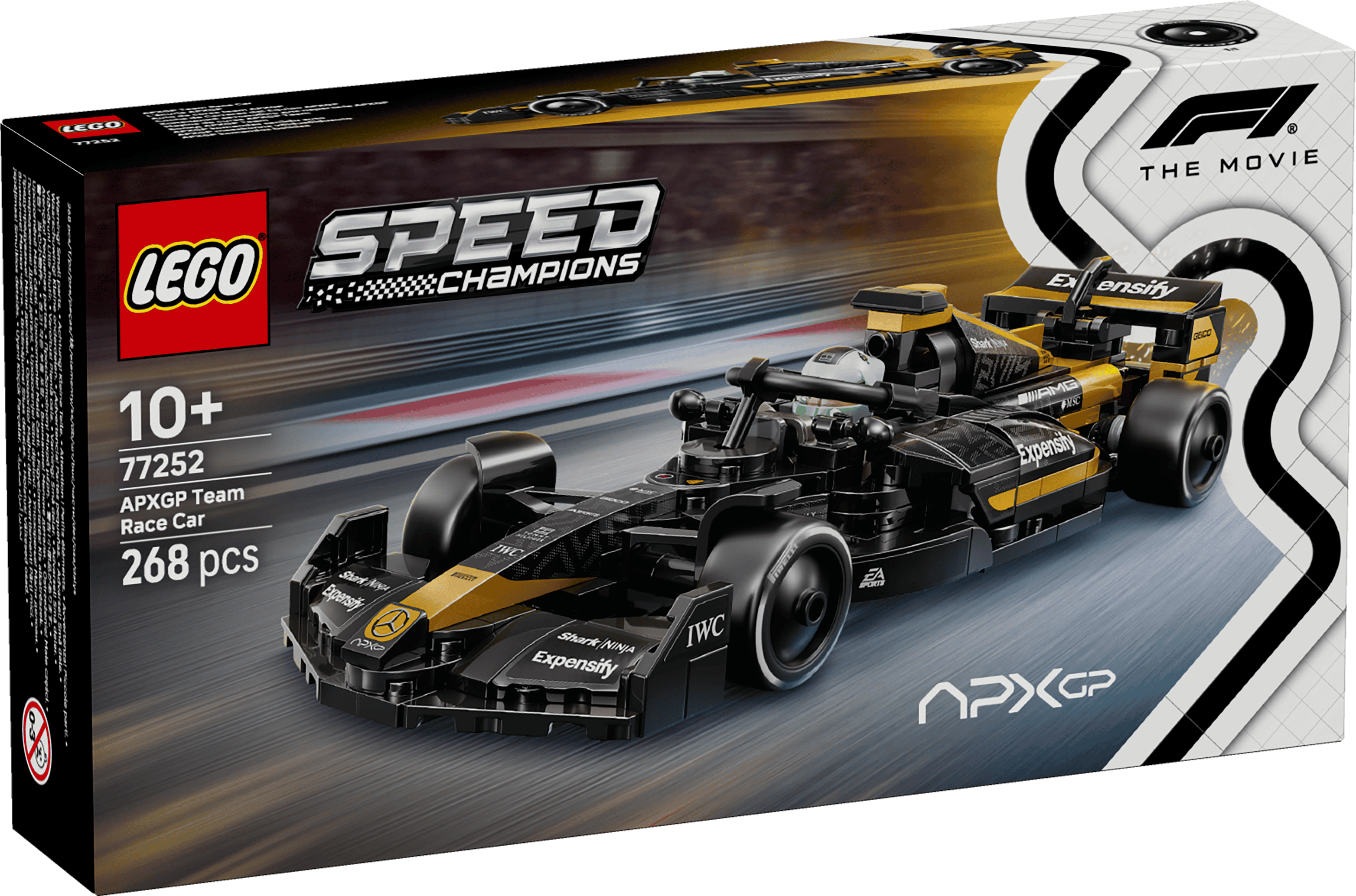 LEGO 77252 SPEED CHAMPIONS APXGP-STALLETS RACERBIL FRÅN F1® THE MOVIE