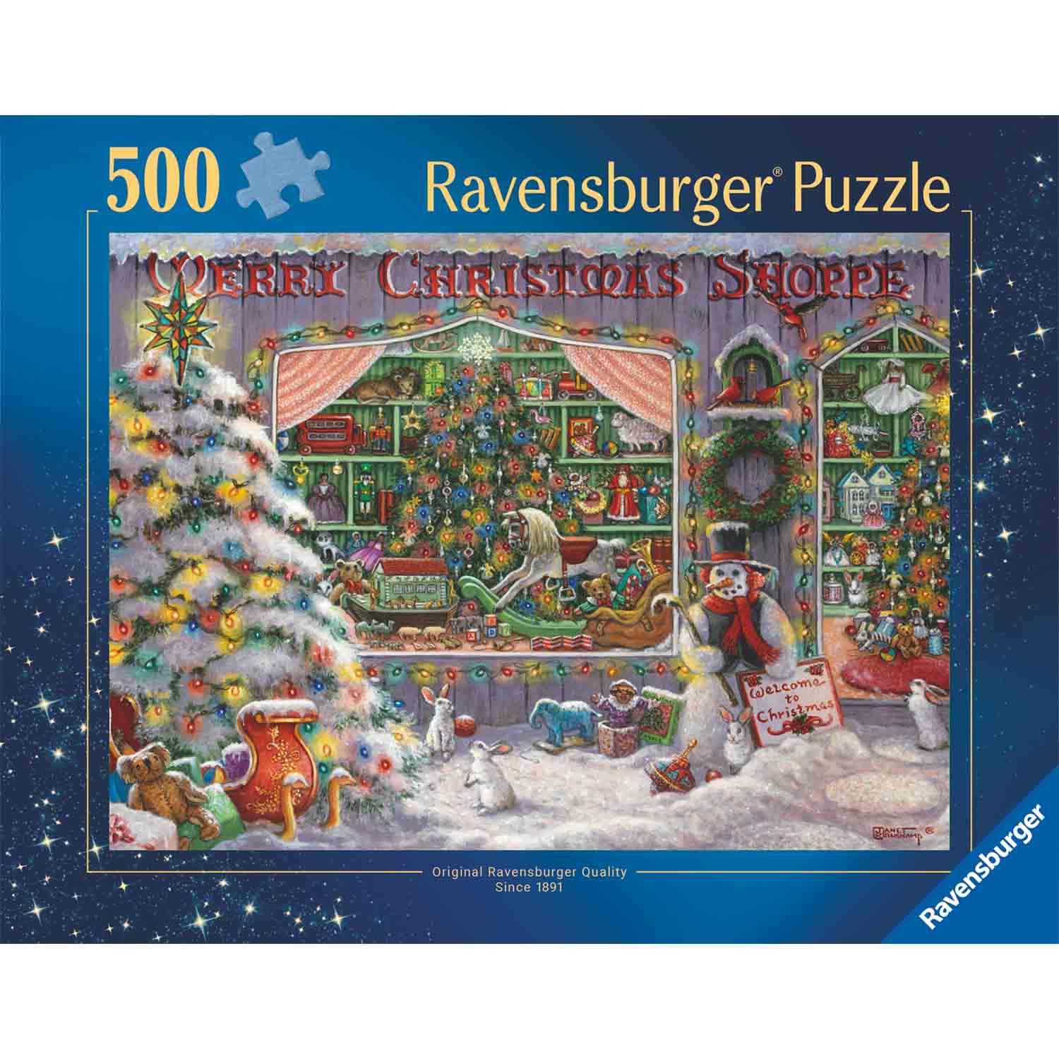 Pussel Rav 500Bit The Christmas Shop