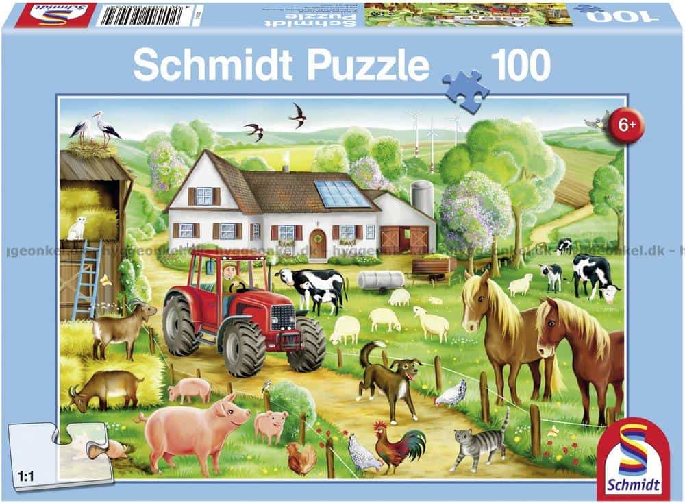 Pussel Schmidt 100Bit Merry Farmyard