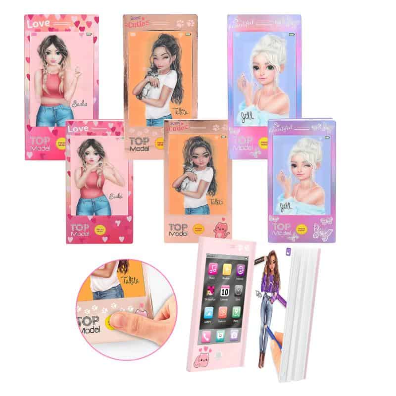 Anteckningsbok Mobil 3D M Musik Top Model