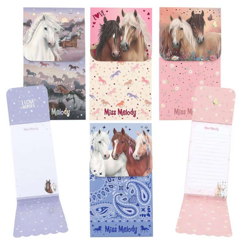 Anteckningsblock M Magnetlås Miss Melody